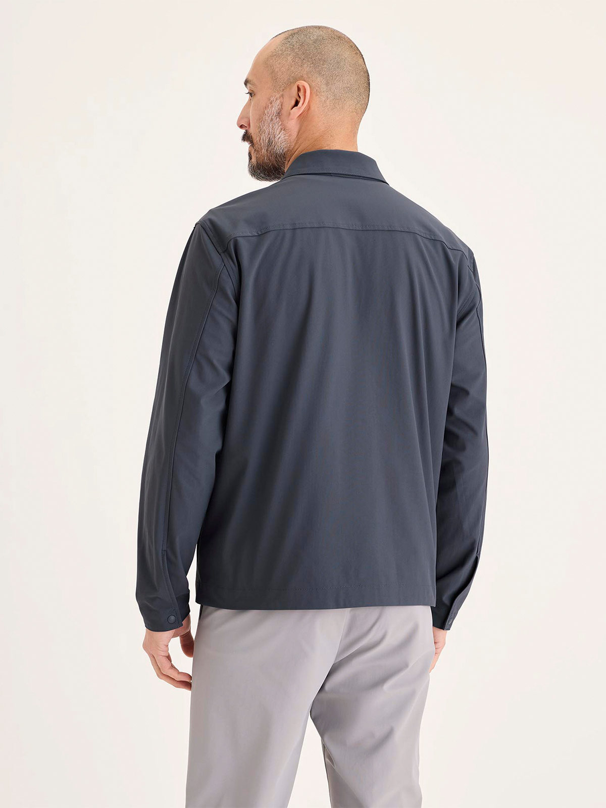 CASACA HOMBRE DOCKERS AZUL OVERSHIRT - 2