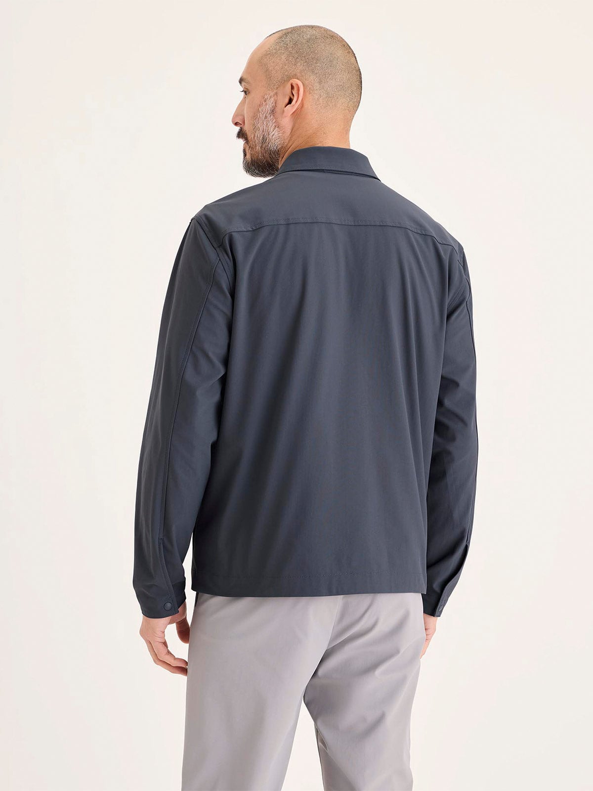 CASACA HOMBRE DOCKERS AZUL OVERSHIRT - 2