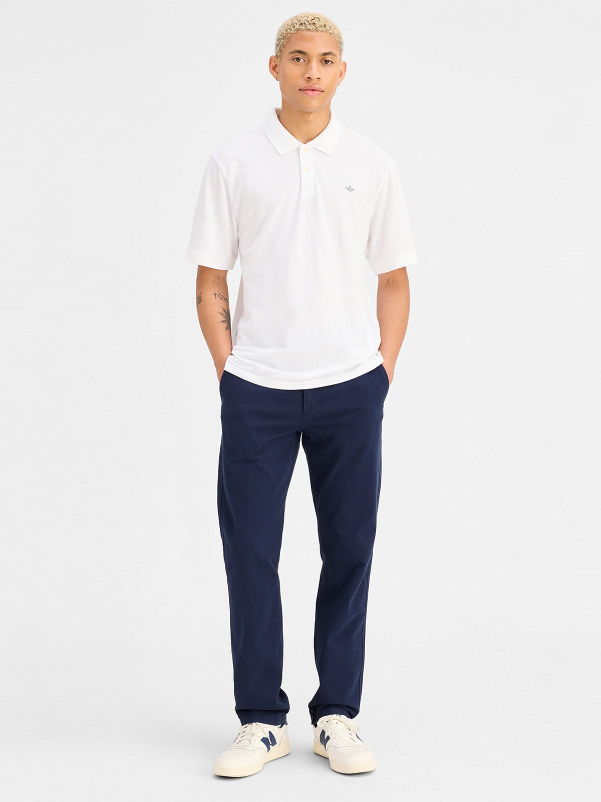 PANTALON SLIM HOMBRE DOCKERS AZUL - 1