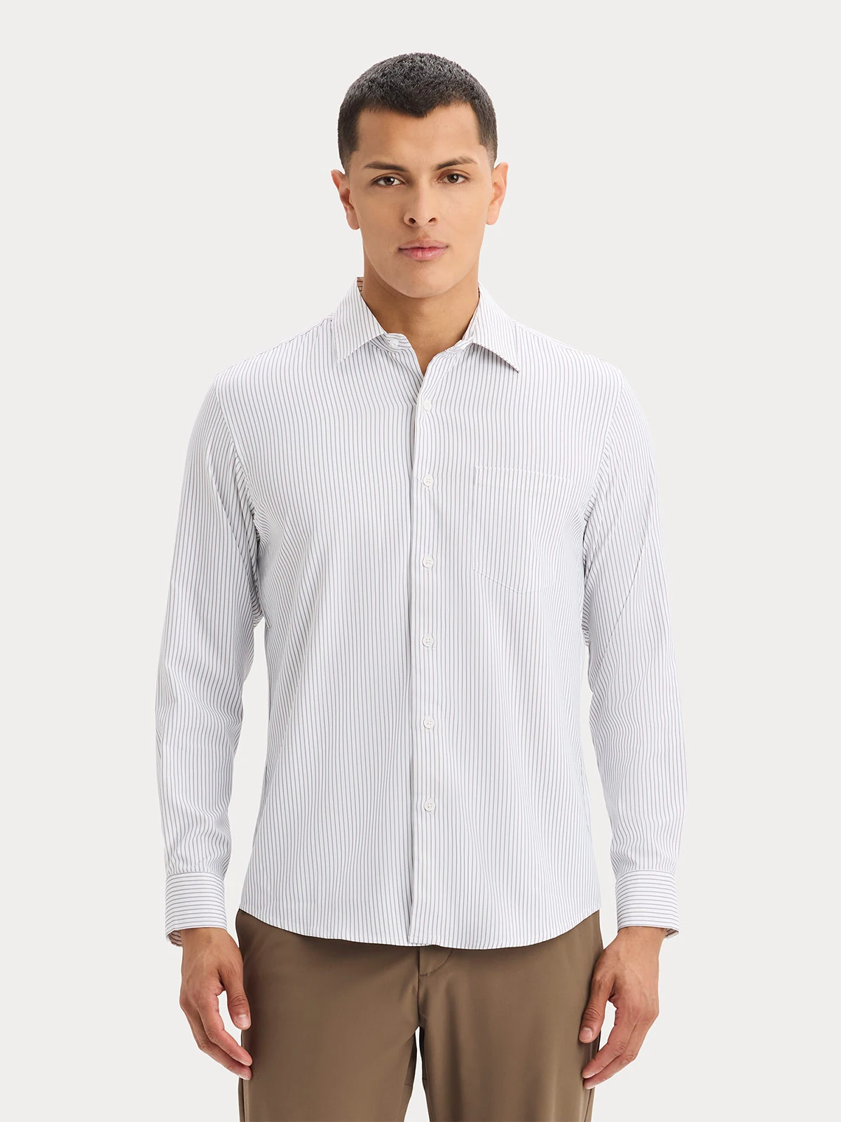 CAMISA MANGA LARGA HOMBRE DOCKERS BLANCO - 1