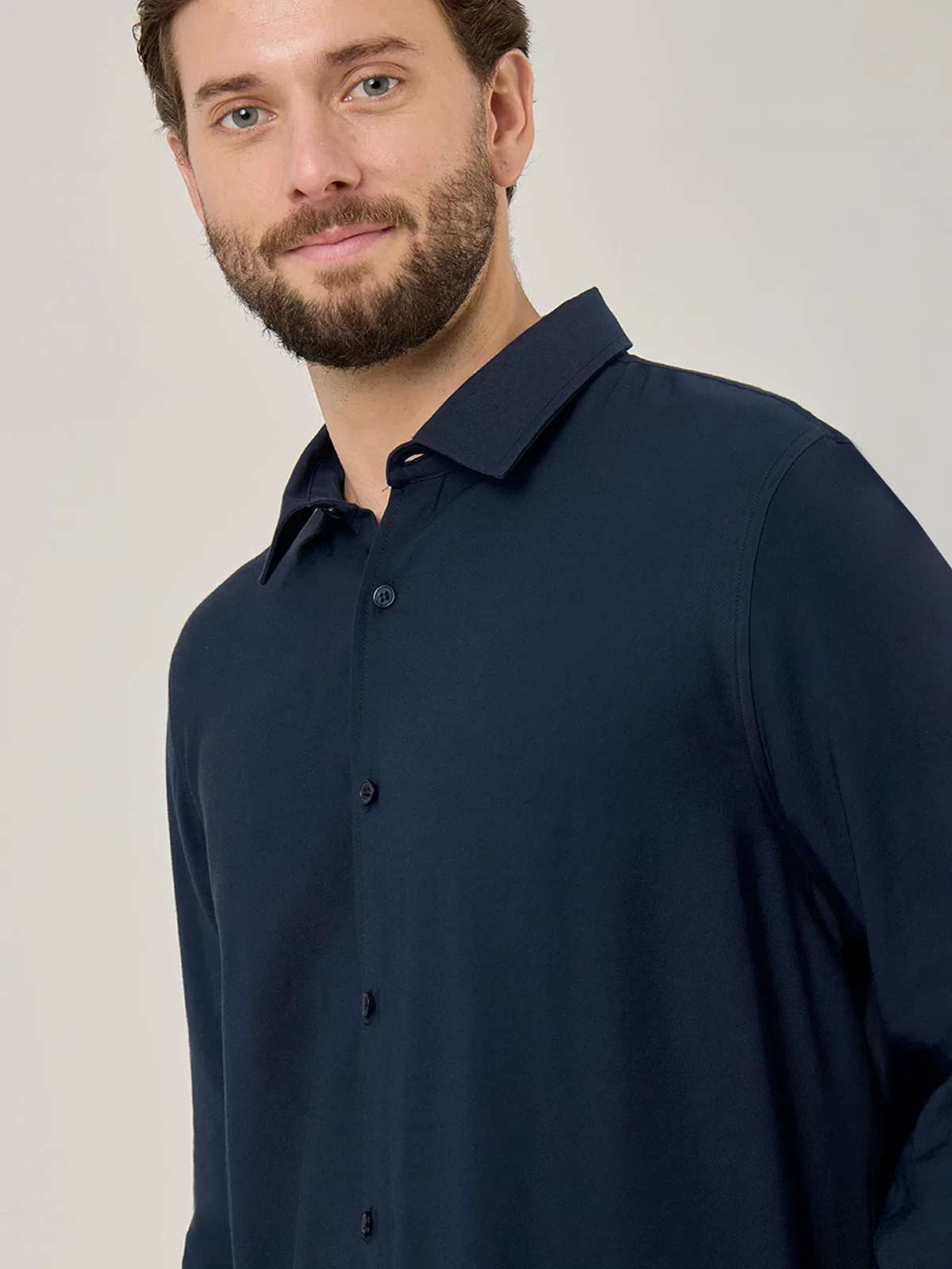 CAMISA MANGA LARGA HOMBRE NAVIGATA BRUSELAS - 4