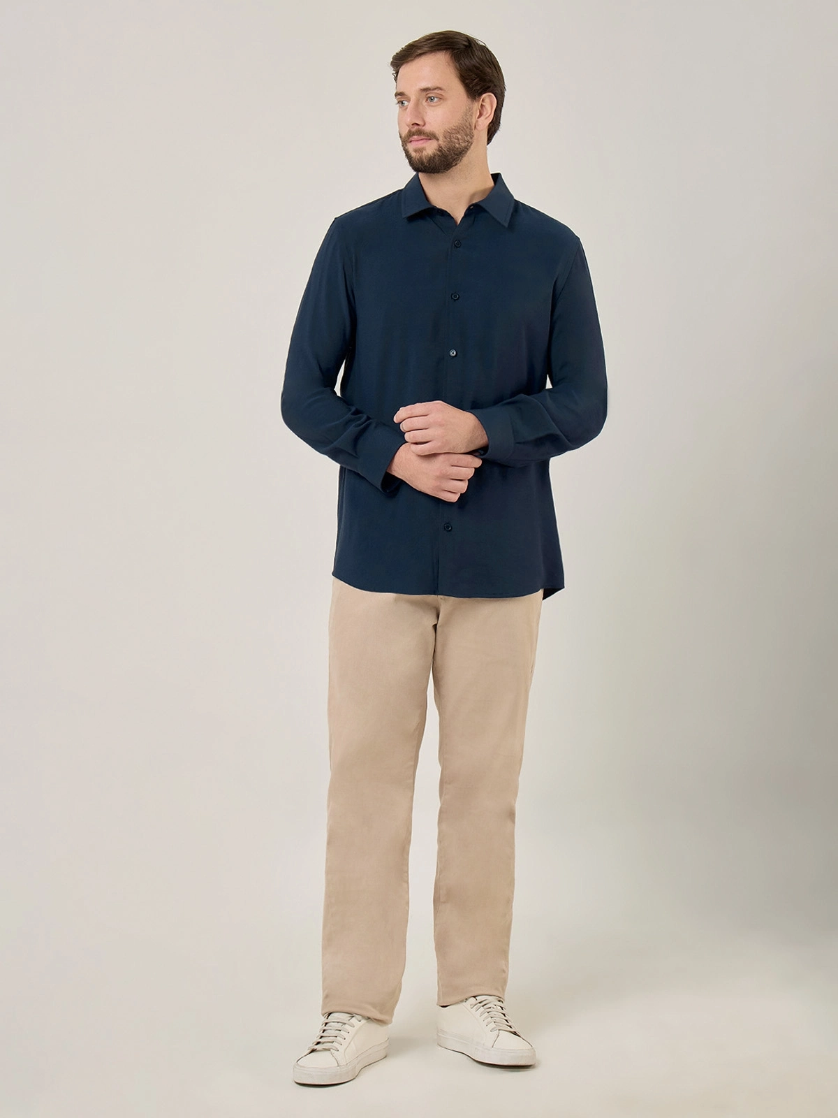 CAMISA MANGA LARGA HOMBRE NAVIGATA BRUSELAS - 5