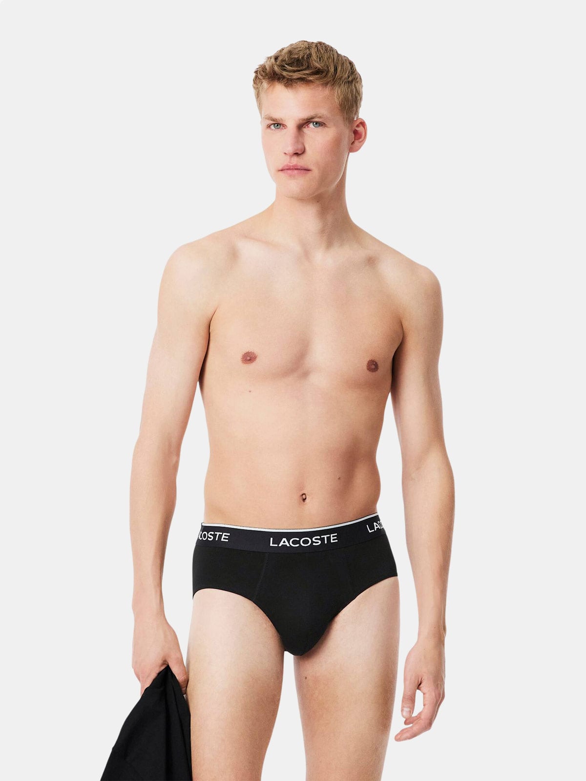 PACK X3 CALZONCILLO SLIP HOMBRE LACOSTE - 2