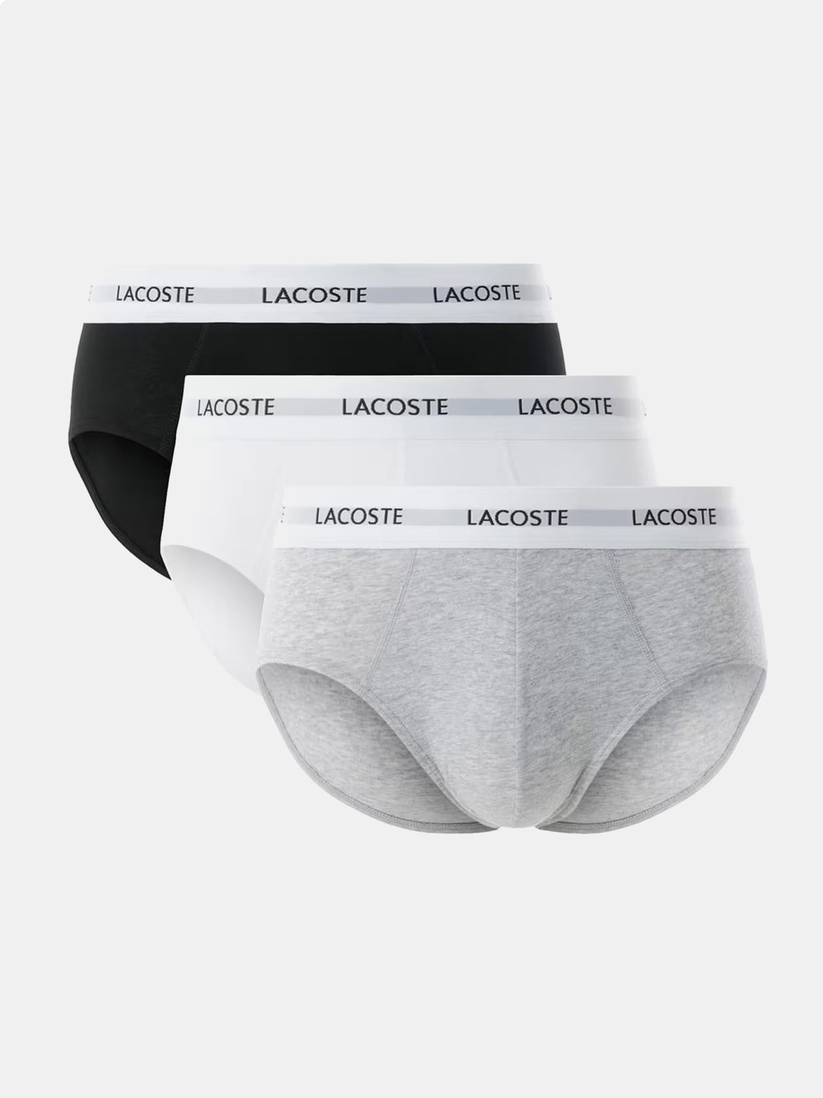 PACK X3 CALZONCILLO SLIP HOMBRE LACOSTE - 1