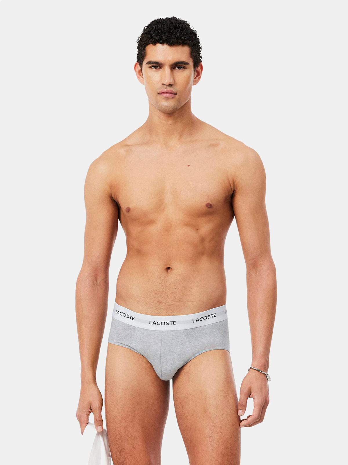 PACK X3 CALZONCILLO SLIP HOMBRE LACOSTE - 2