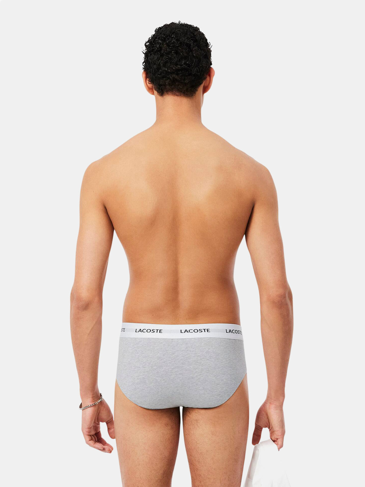 PACK X3 CALZONCILLO SLIP HOMBRE LACOSTE - 3