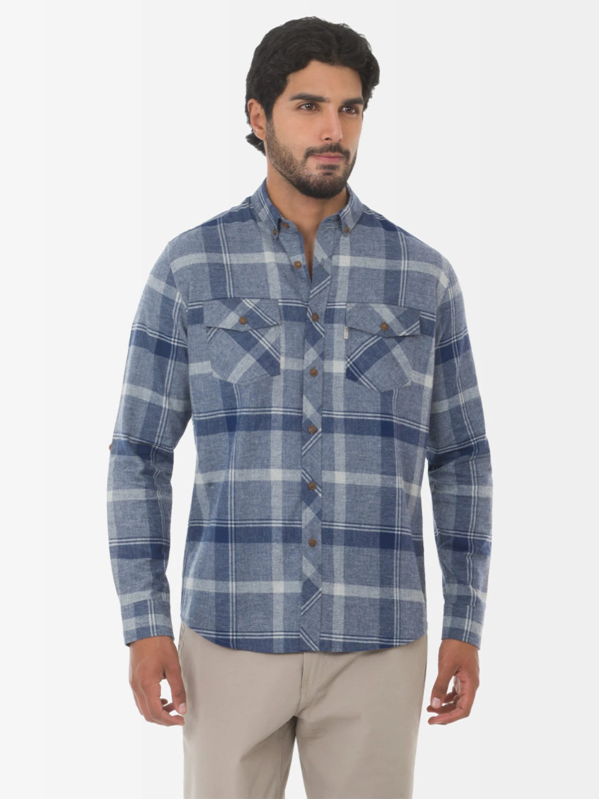 CAMISA REGULAR FIT  MANGA LARGA HOMBRE NORTON YAIMEZ - 1