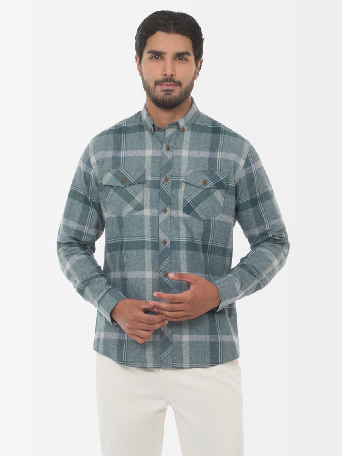 CAMISA REGULAR FIT  MANGA LARGA HOMBRE NORTON YAIMEZ - 1