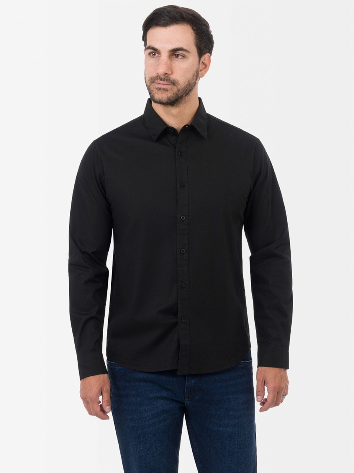 CAMISA SLIM FIT MANGA LARGA HOMBRE NORTON PAULINO - 1