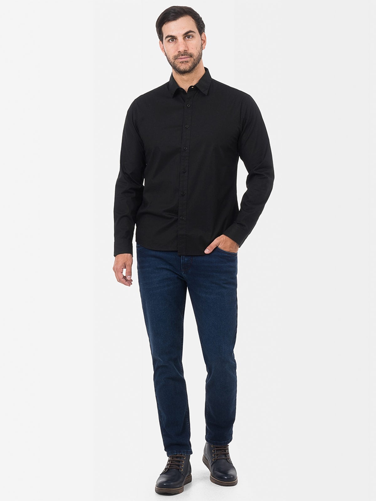 CAMISA SLIM FIT MANGA LARGA HOMBRE NORTON PAULINO - 2