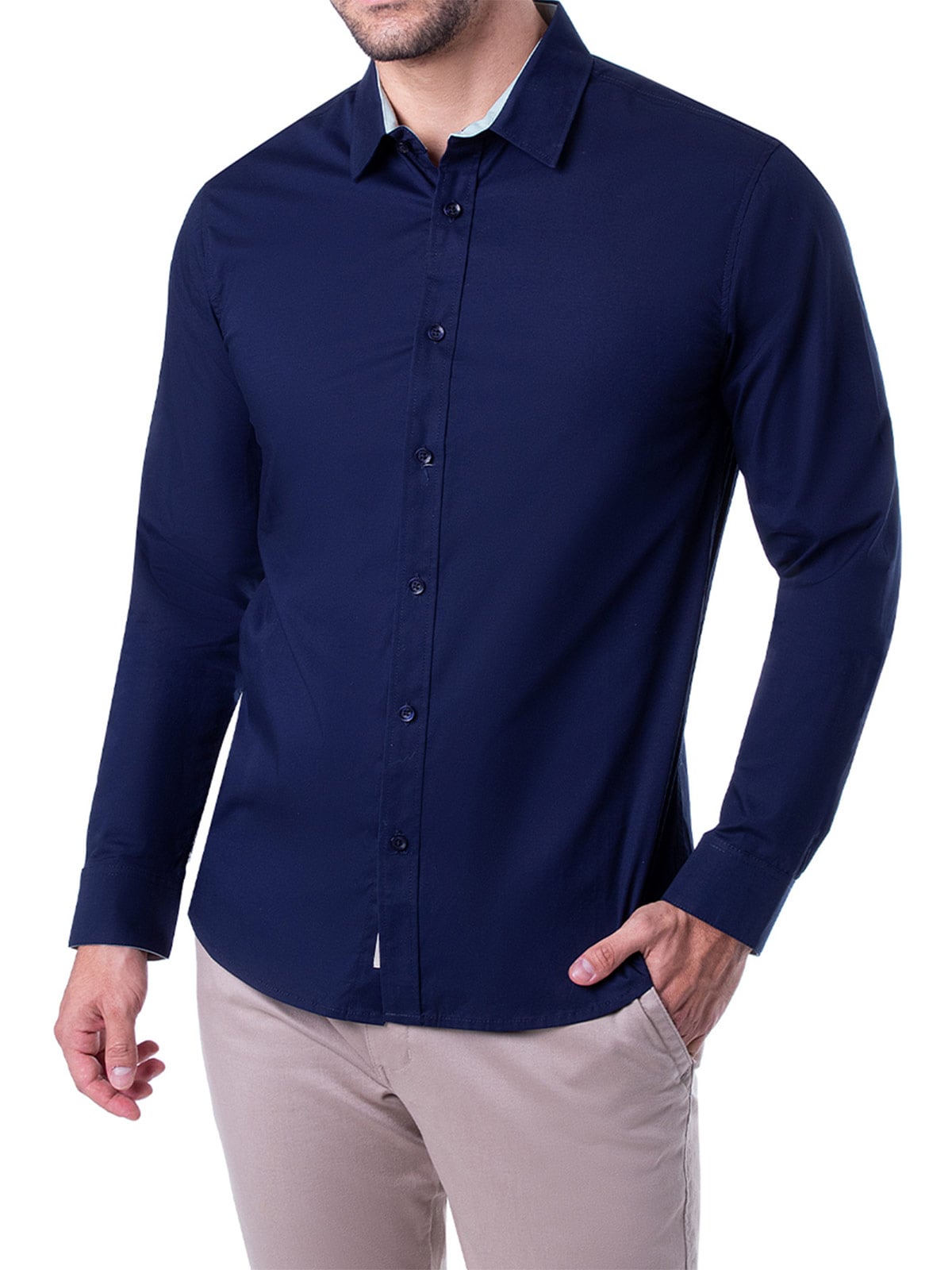 CAMISA SLIM FIT MANGA LARGA HOMBRE NORTON PAULINO - 3