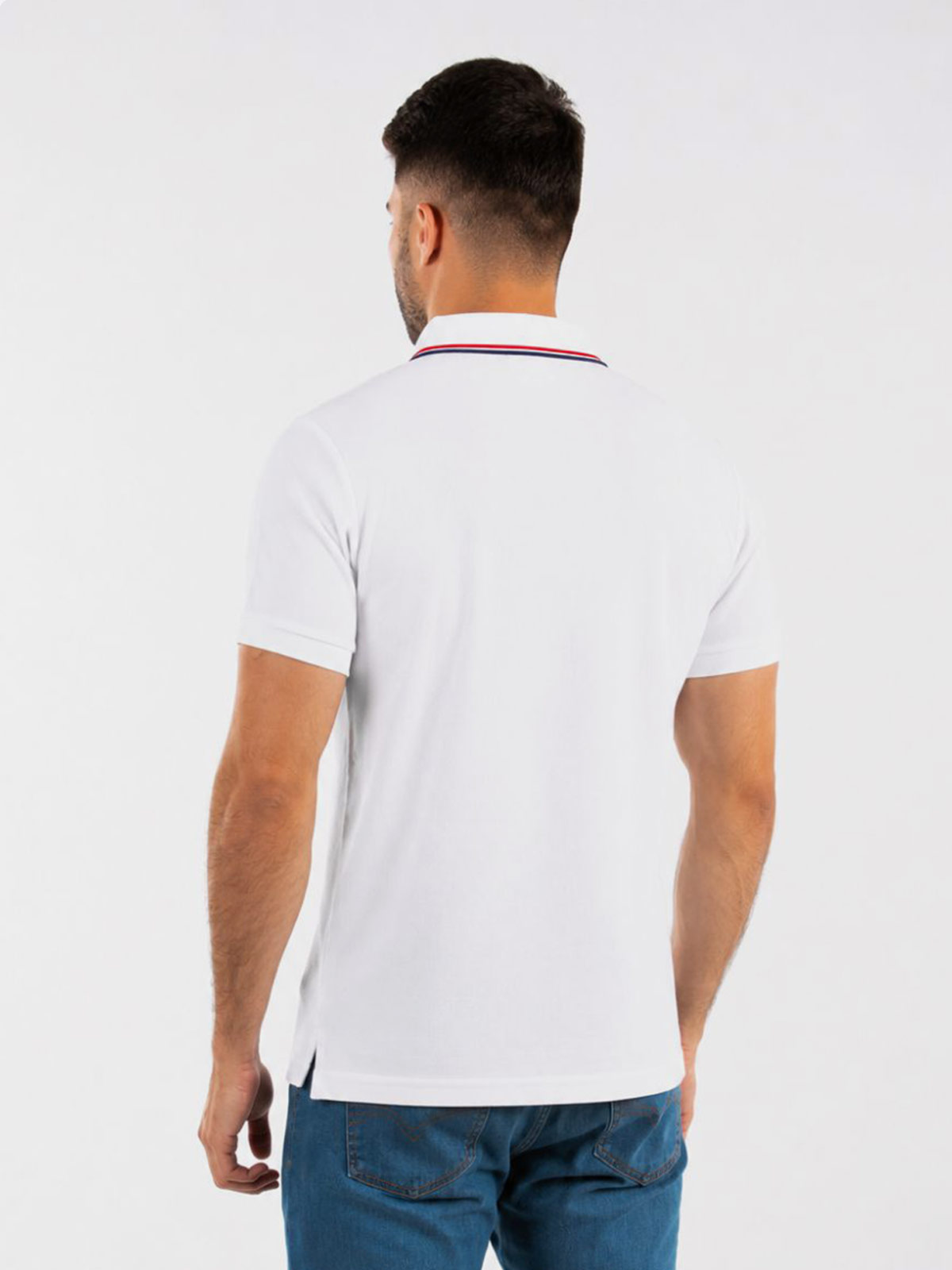 POLO MANGA CORTA ALGODÓN HOMBRE OSCAR DE LA RENTA BLANCO - 2