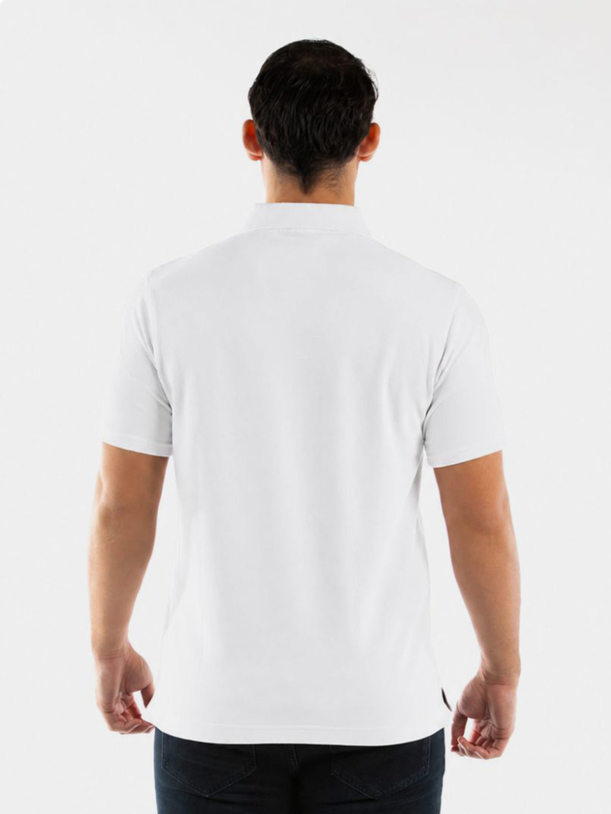 POLO MANGA CORTA ALGODÓN HOMBRE OSCAR DE LA RENTA BLANCA - 2