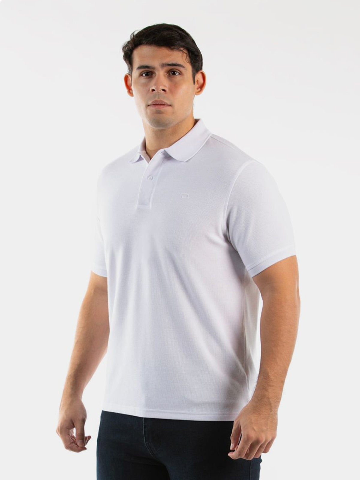 POLO MANGA CORTA ALGODÓN HOMBRE OSCAR DE LA RENTA BLANCO - 1
