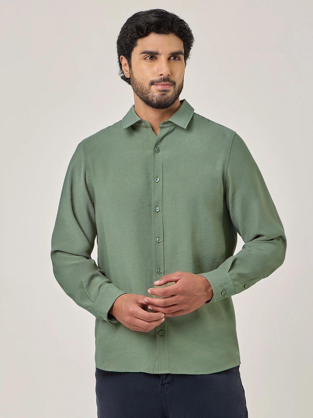 CAMISA MANGA LARGA HOMBRE NAVIGATA BRUSELAS - 1