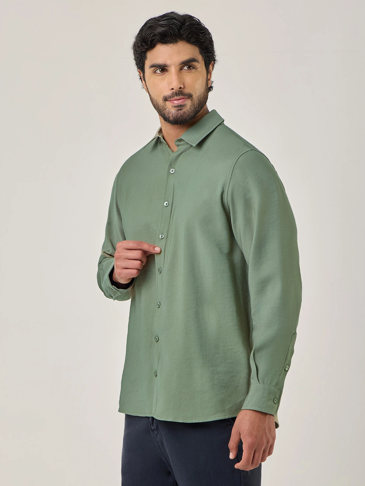 CAMISA MANGA LARGA HOMBRE NAVIGATA BRUSELAS - 3