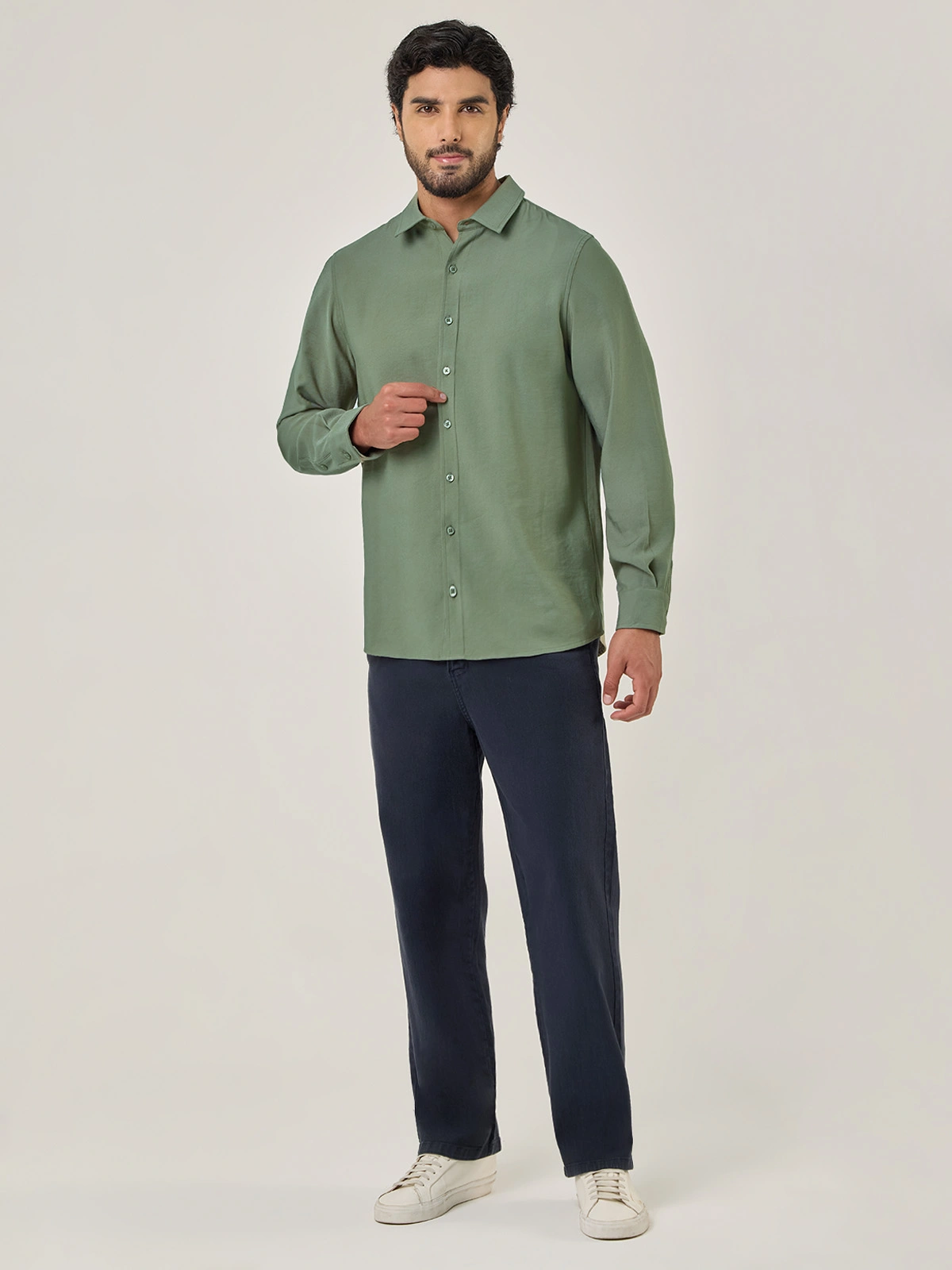 CAMISA MANGA LARGA HOMBRE NAVIGATA BRUSELAS - 5