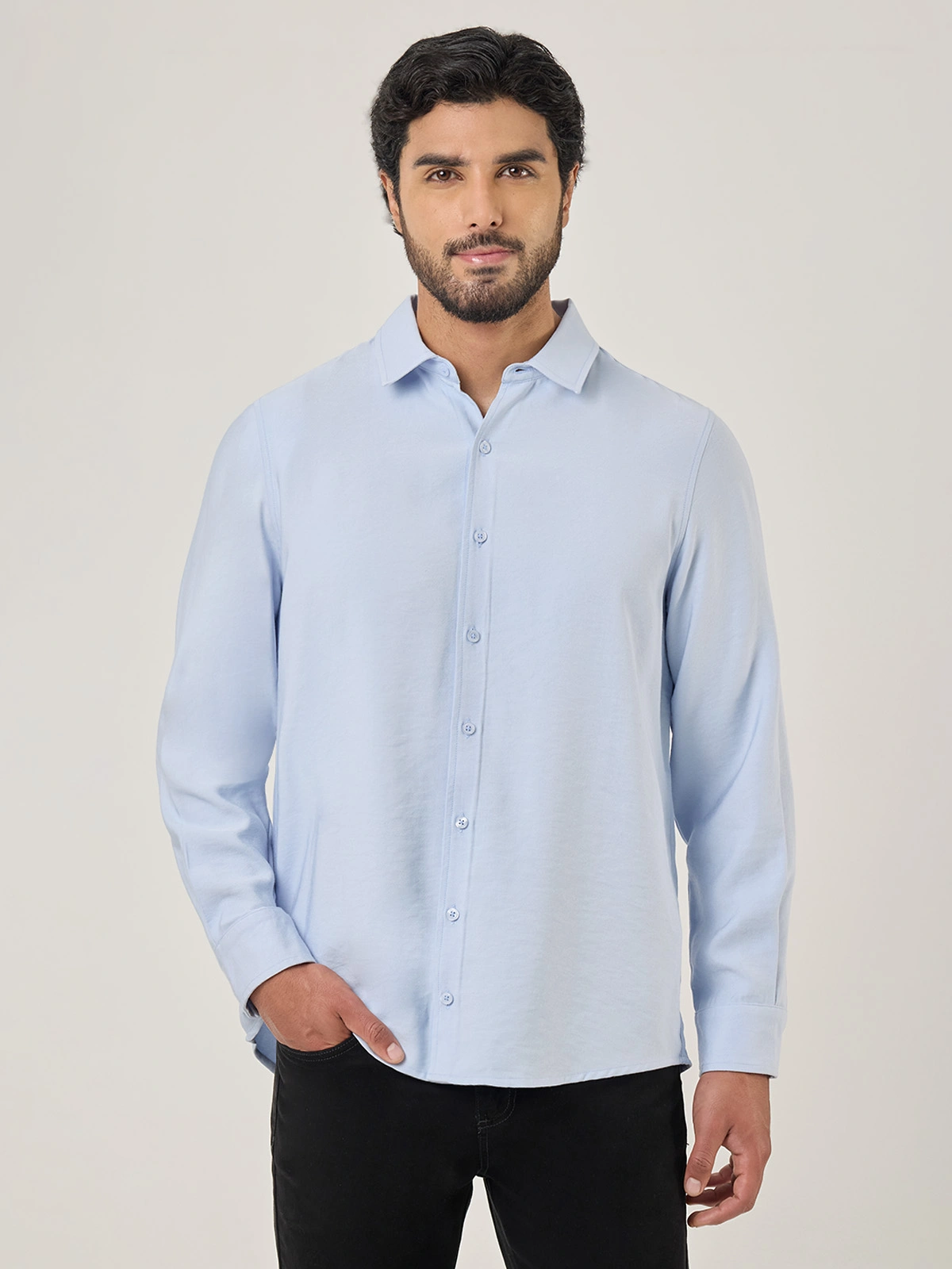 CAMISA MANGA LARGA HOMBRE NAVIGATA BRUSELAS - 1