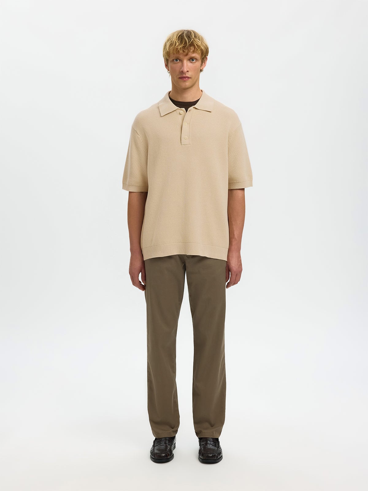 POLO MANGA CORTA HOMBRE SELECTED PIQUE - 3