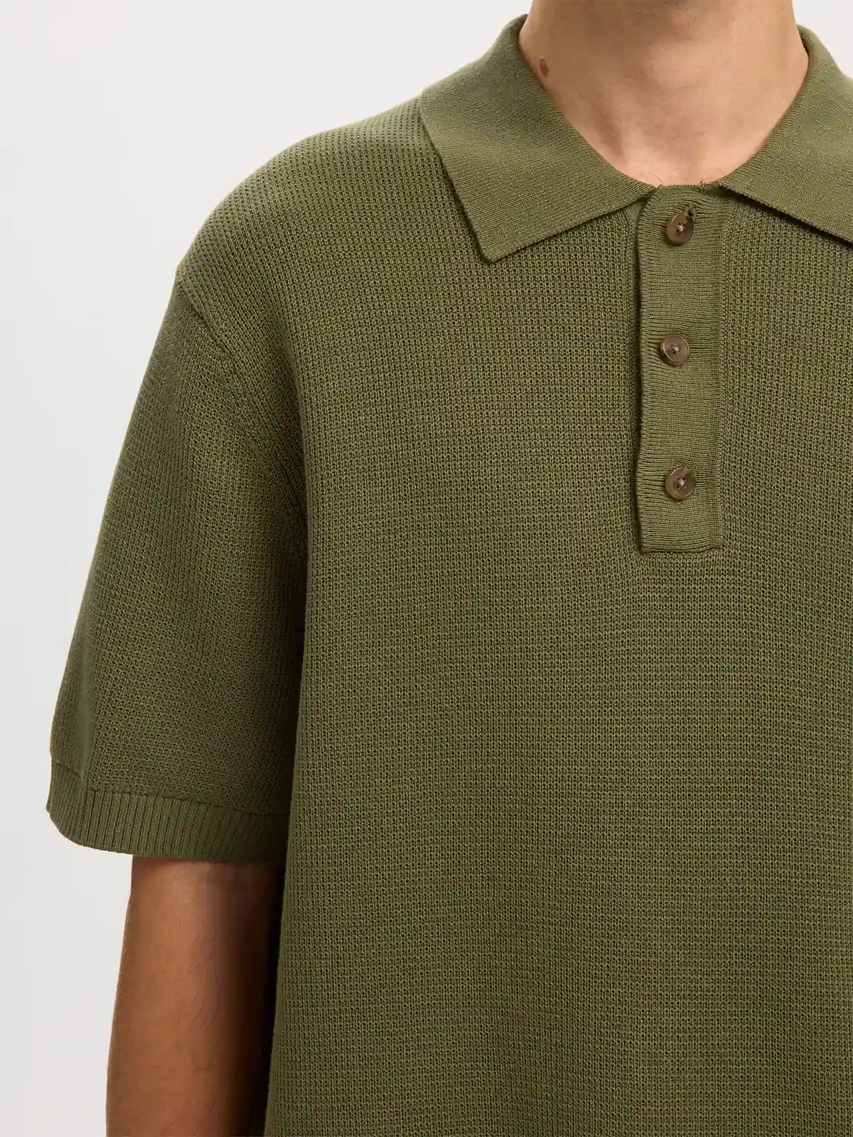 POLO MANGA CORTA HOMBRE SELECTED PIQUE - 2