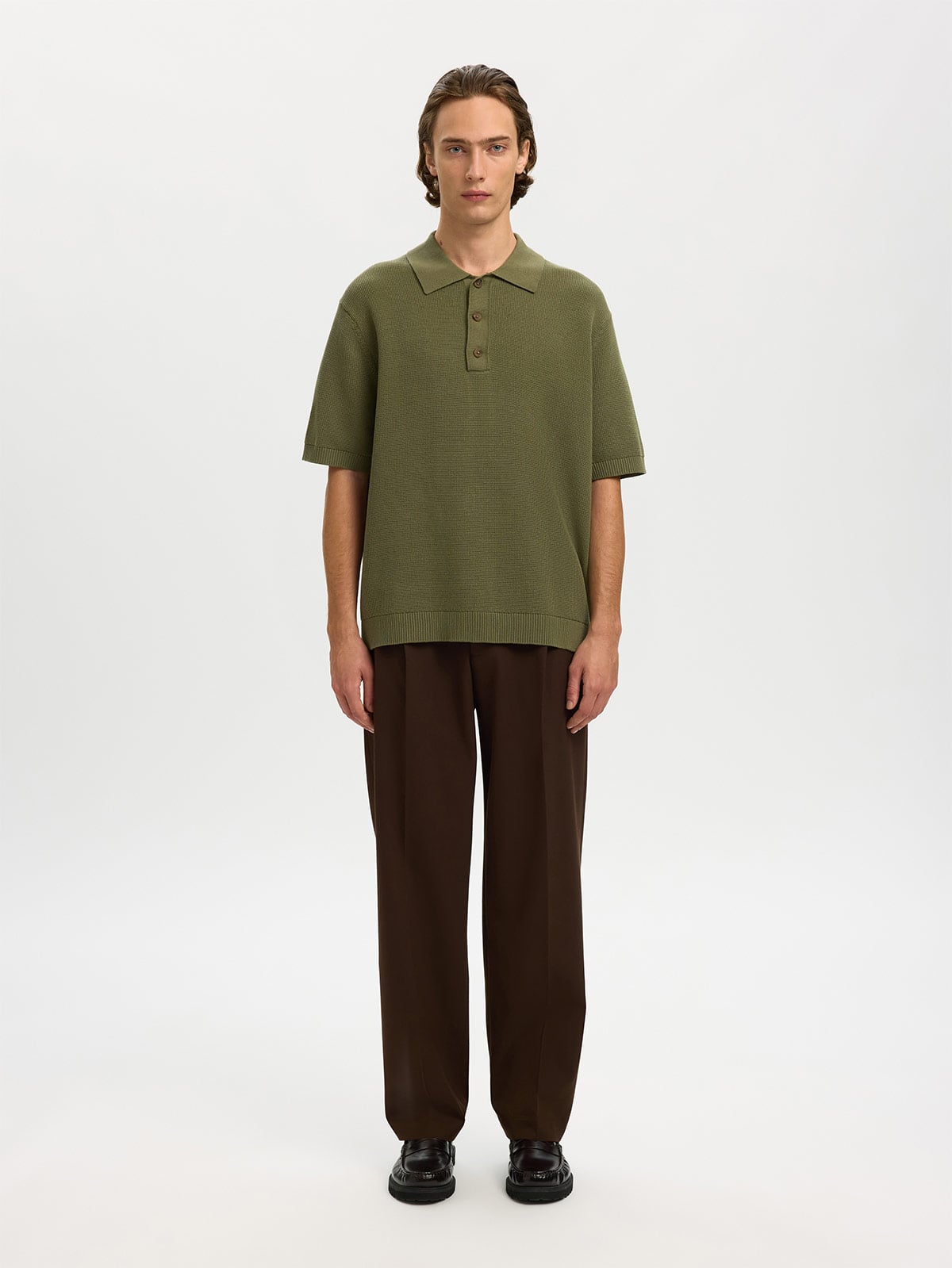 POLO MANGA CORTA HOMBRE SELECTED PIQUE - 3