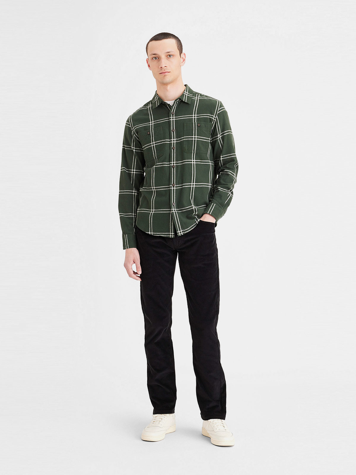 PANTALON SLIM HOMBRE DOCKERS NEGRO JEAN CUT  - 1