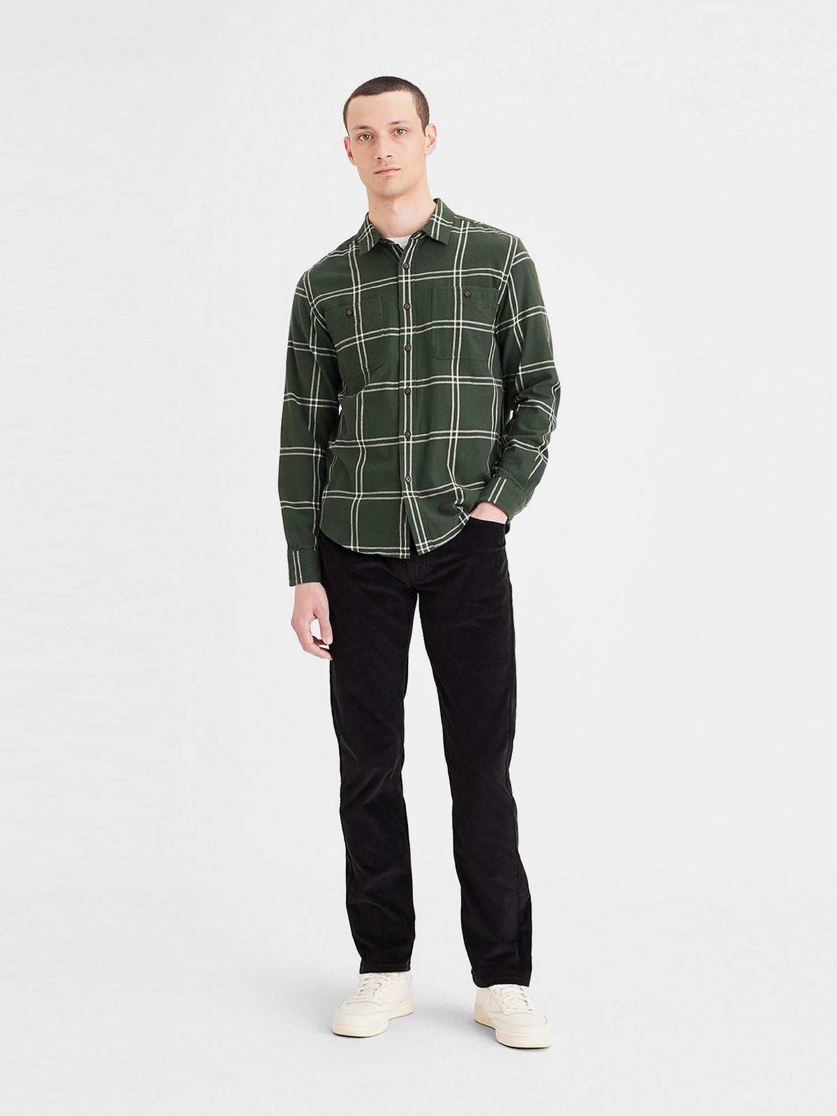 PANTALON SLIM HOMBRE DOCKERS NEGRO JEAN CUT  - 1