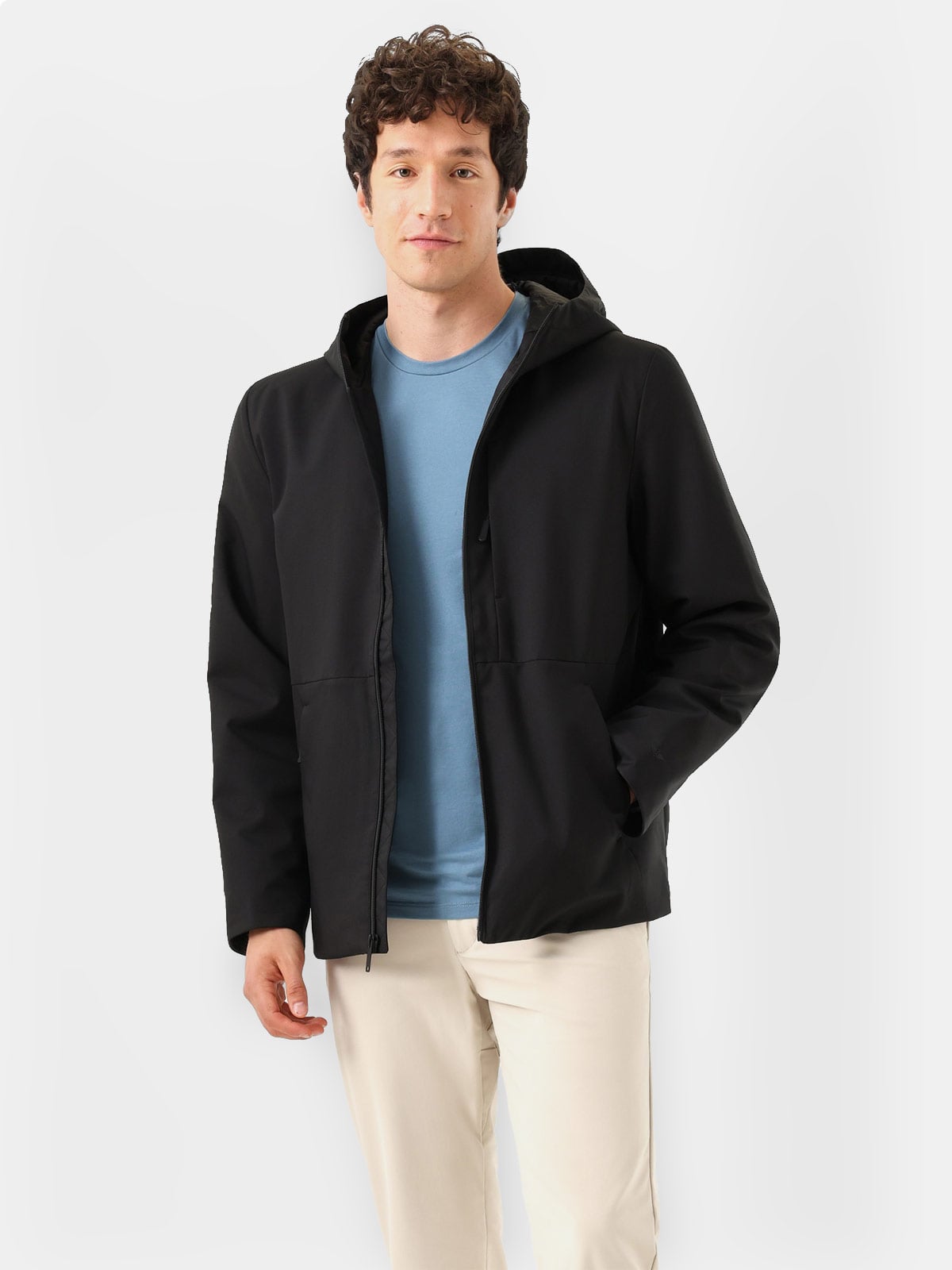 CASACA HOMBRE DOCKERS OUTERWARE LARGA CON BOLSILLOS - 1
