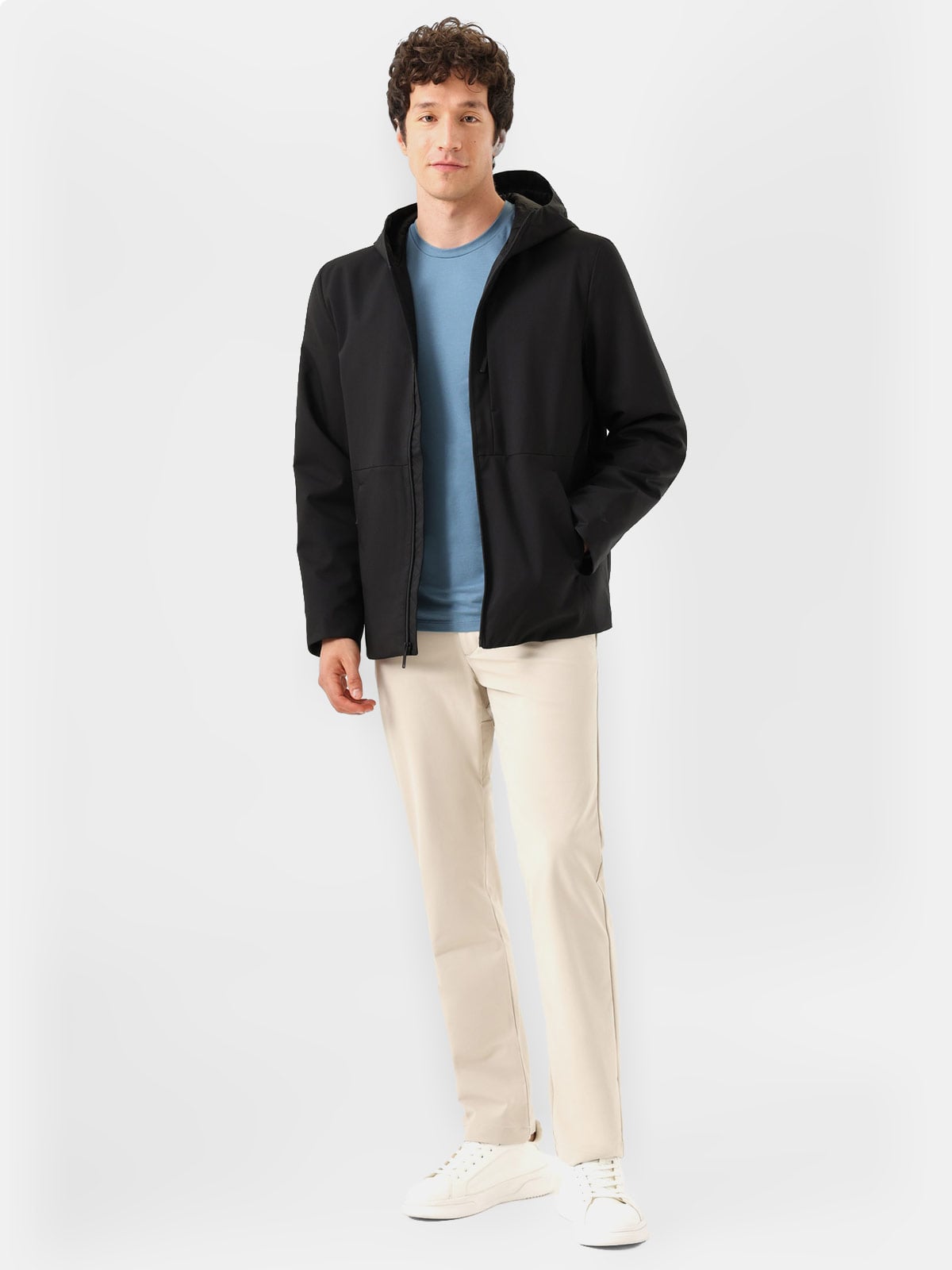CASACA HOMBRE DOCKERS OUTERWARE LARGA CON BOLSILLOS - 4