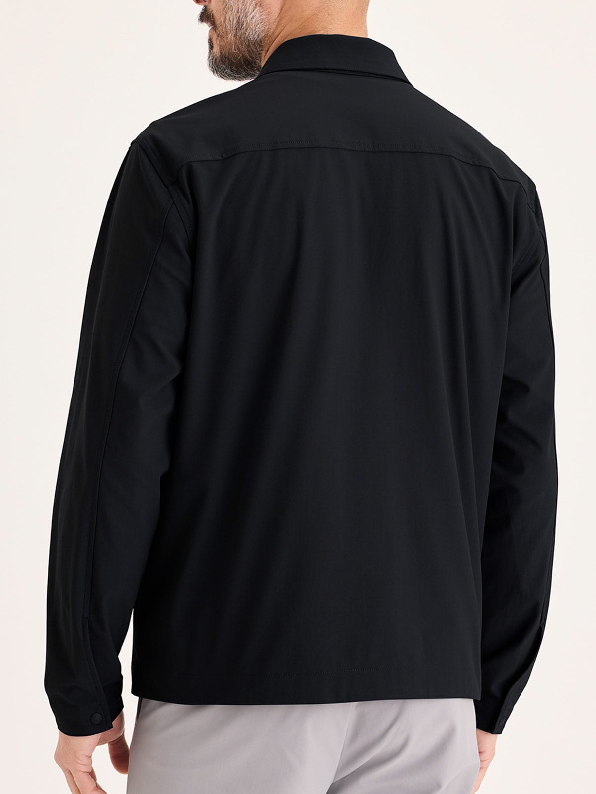 CASACA HOMBRE DOCKERS NEGRO GO OVERSHIRT - 4