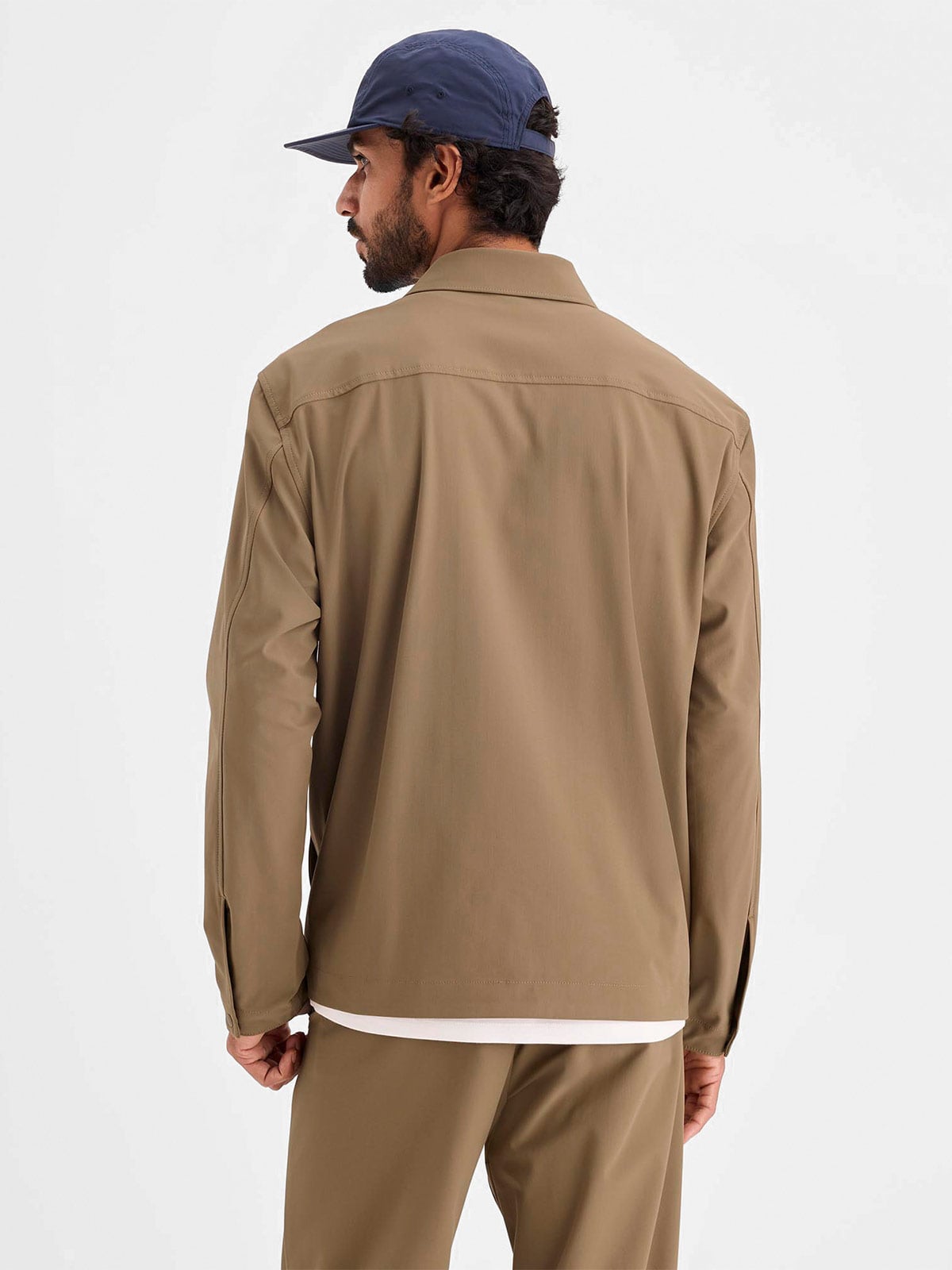 CASACA HOMBRE DOCKERS MARRÓN GO OVERSHIRT - 2