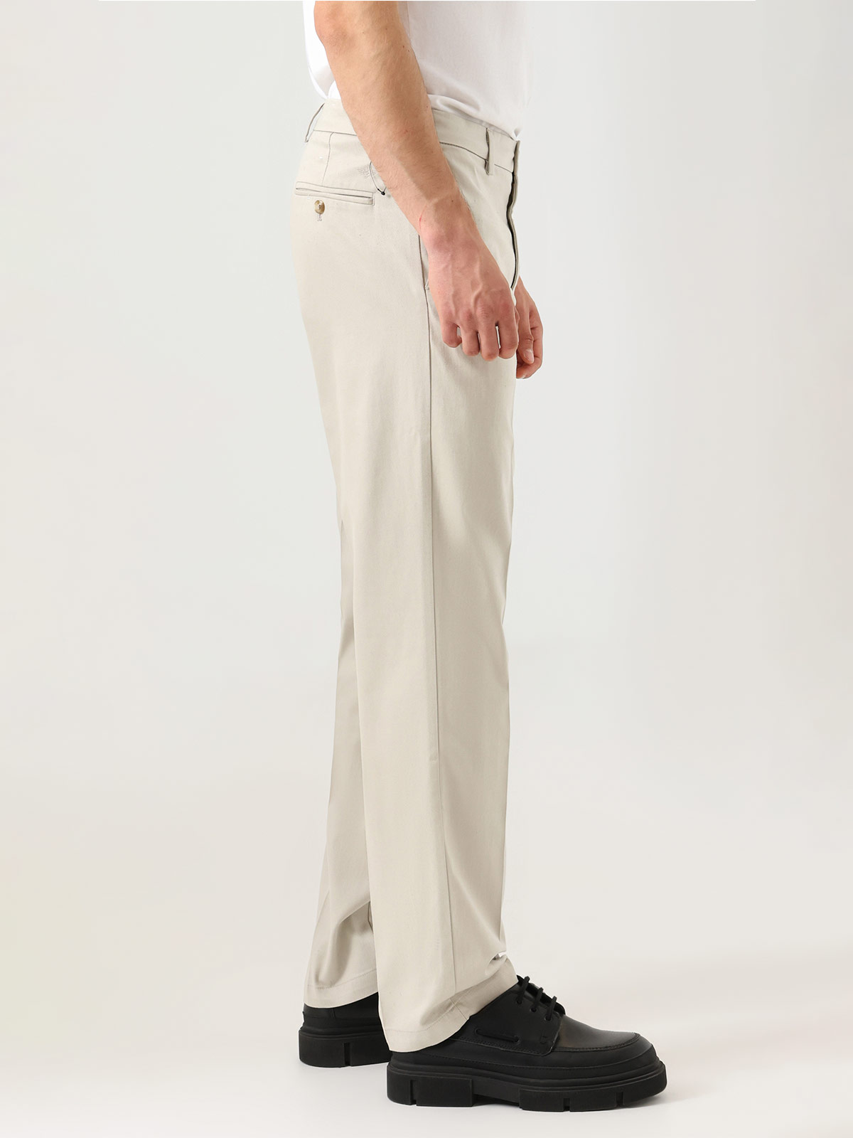 PANTALON STRAIGHT HOMBRE DOCKERS BEIGE SIGNATURE - 4