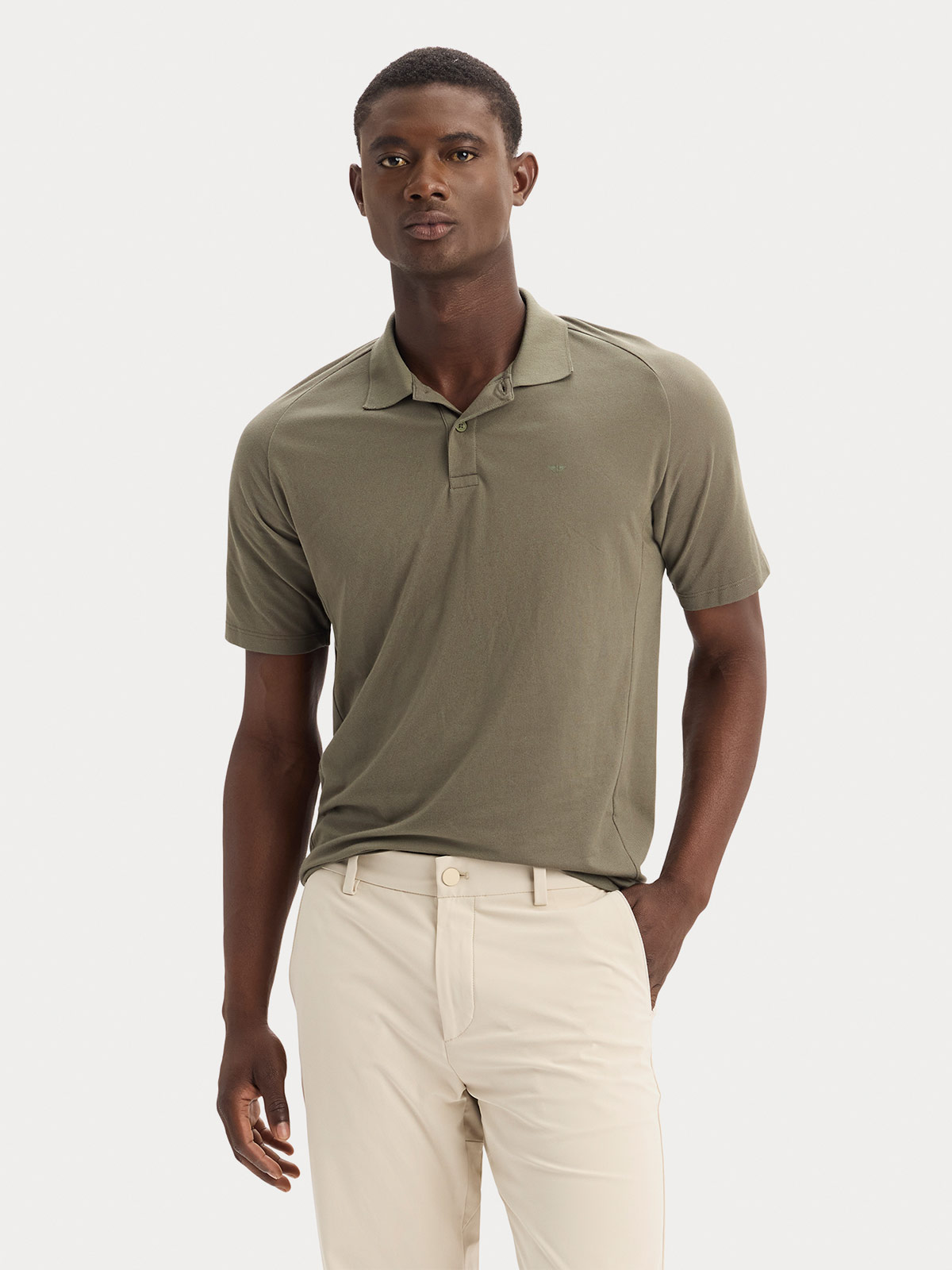 POLO MANGA LARGA HOMBRE DOCKERS PIQUE ALGODÓN - 1