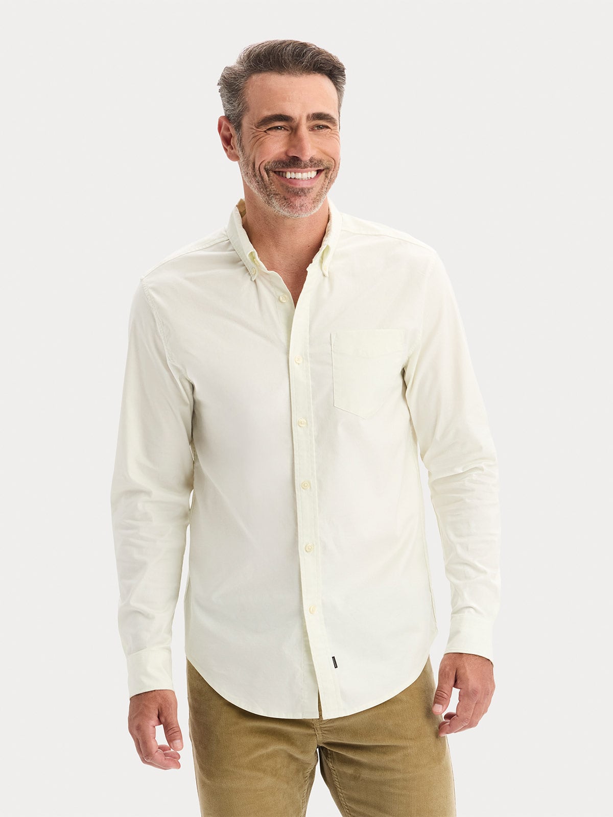 CAMISA HOMBRE DOCKERS OXFORD VERDE - 1