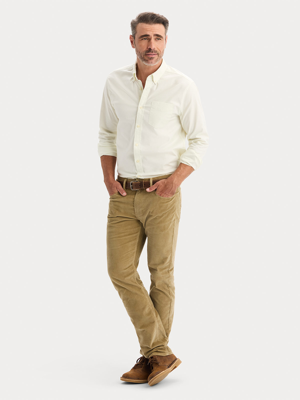 CAMISA HOMBRE DOCKERS OXFORD VERDE - 5