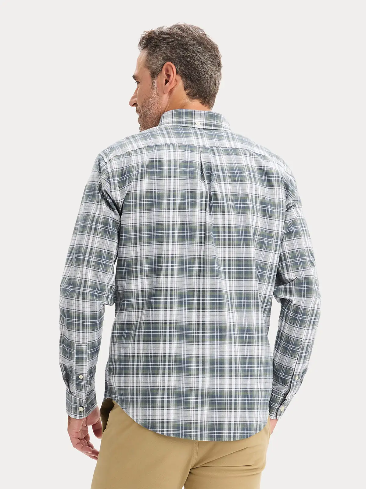 CAMISA HOMBRE DOCKERS AZUL OXFORD - 2