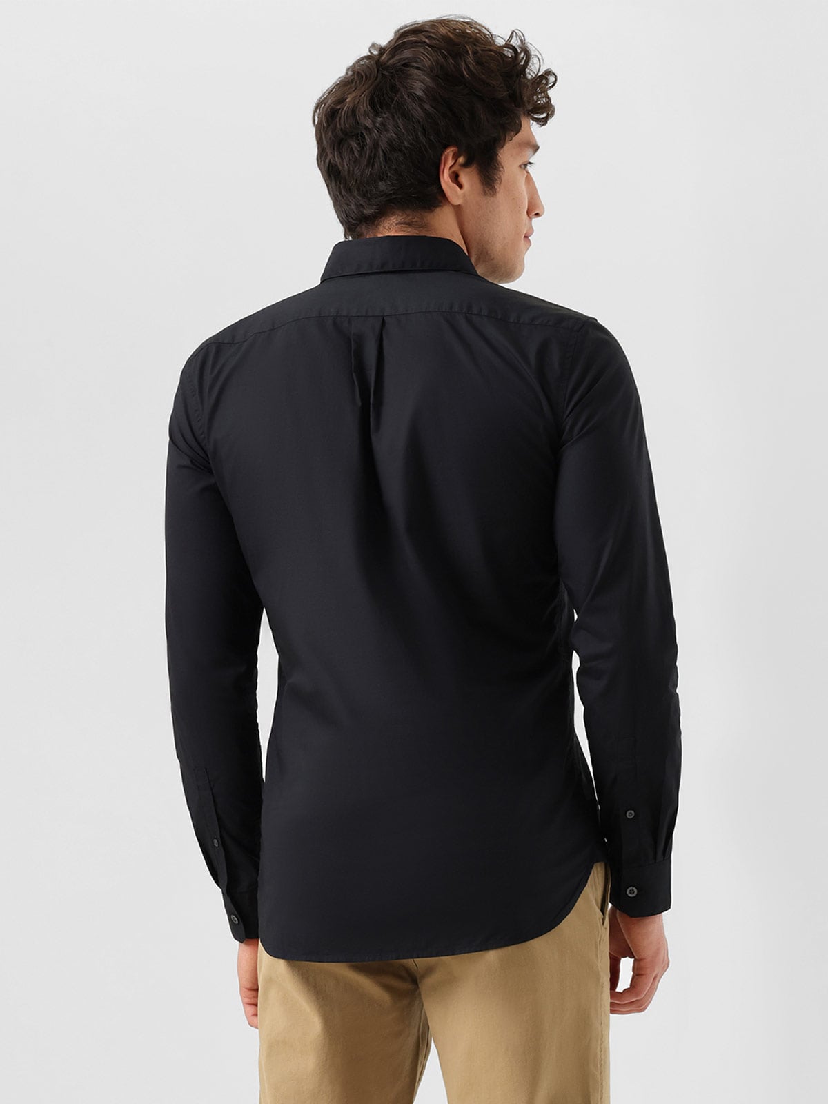 CAMISA HOMBRE DOCKERS NEGRO CRAFTED - 2