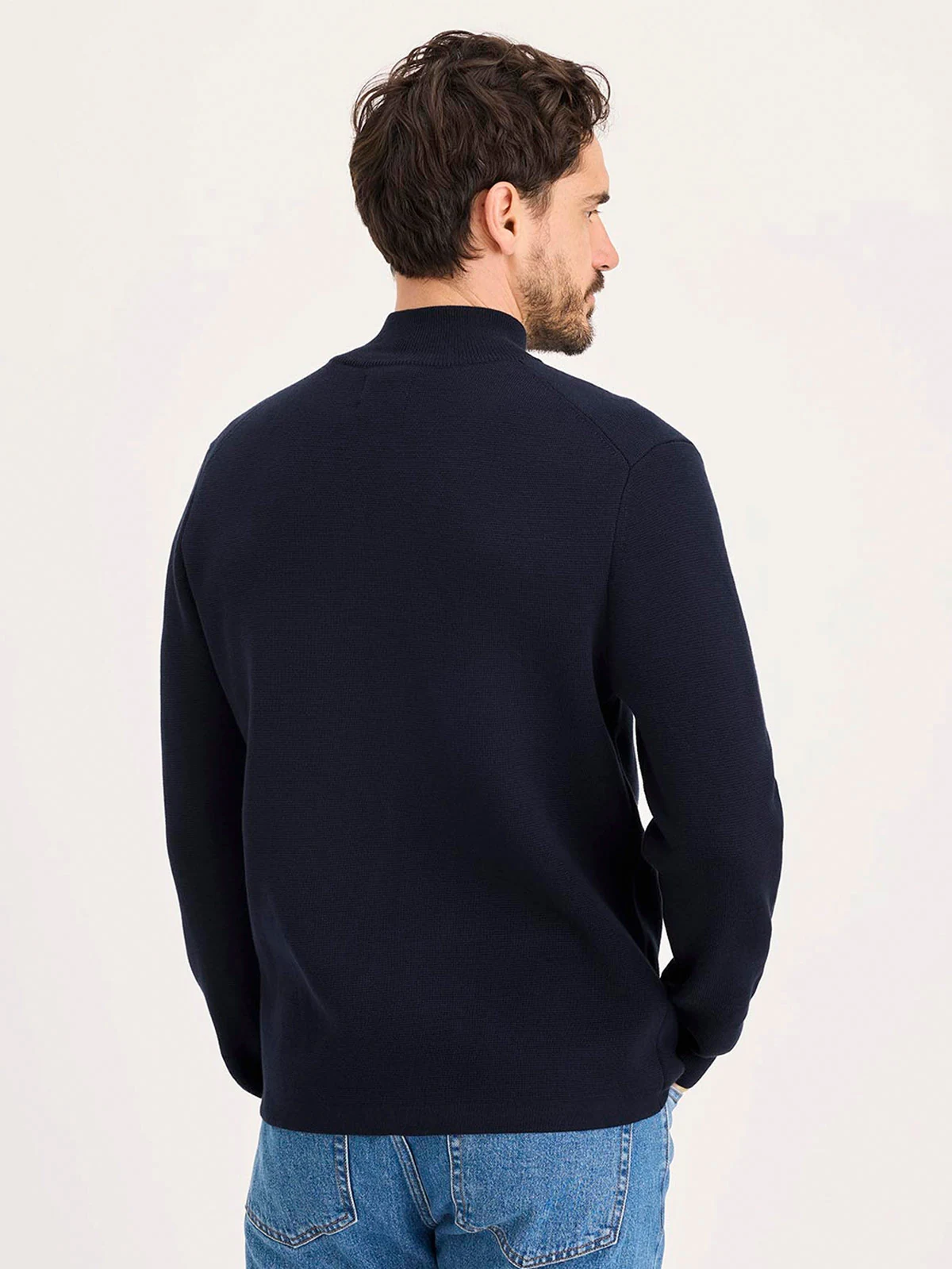 CHOMPA HOMBRE DOCKERS AZUL FULL ZIP - 2