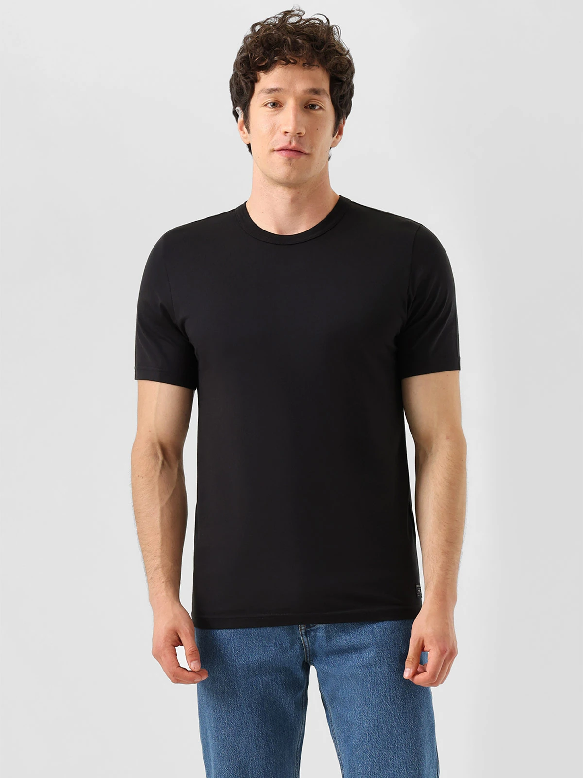 POLO HOMBRE DOCKERS NEGRO ORIGINAL TEE - 1