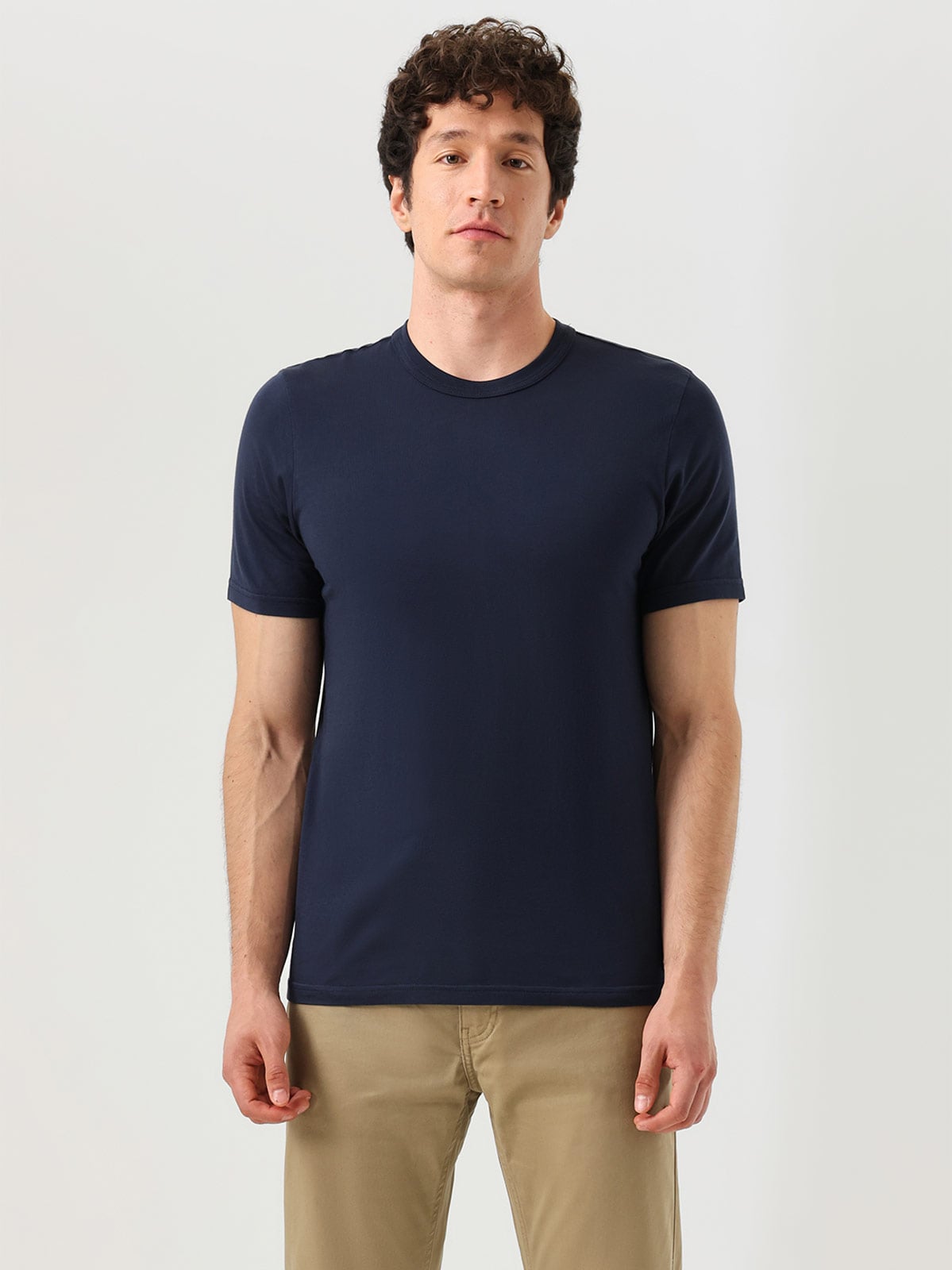 POLO HOMBRE DOCKERS AZUL ORIGINAL TEE - 1