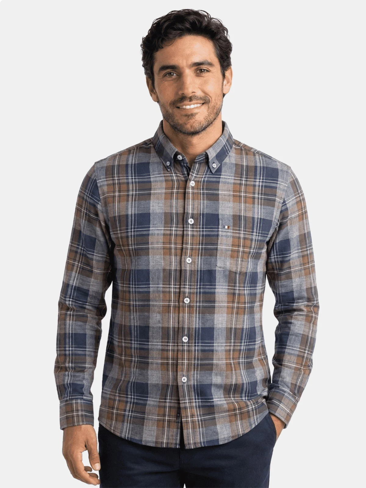 CAMISA MANGA LARGA HOMBRE PIERRE CARDIN - 1