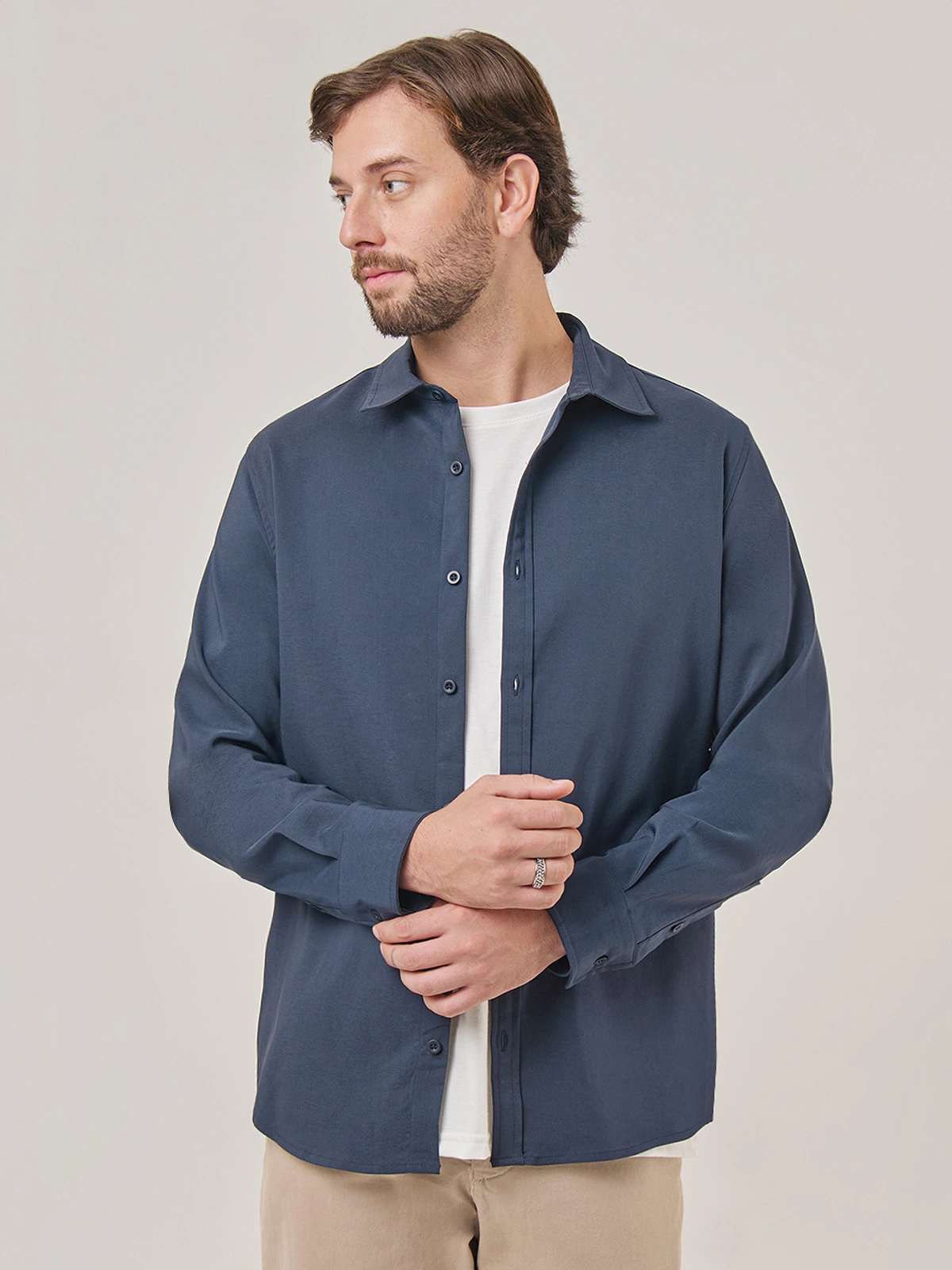 CAMISA MANGA LARGA HOMBRE CACHAREL - 1