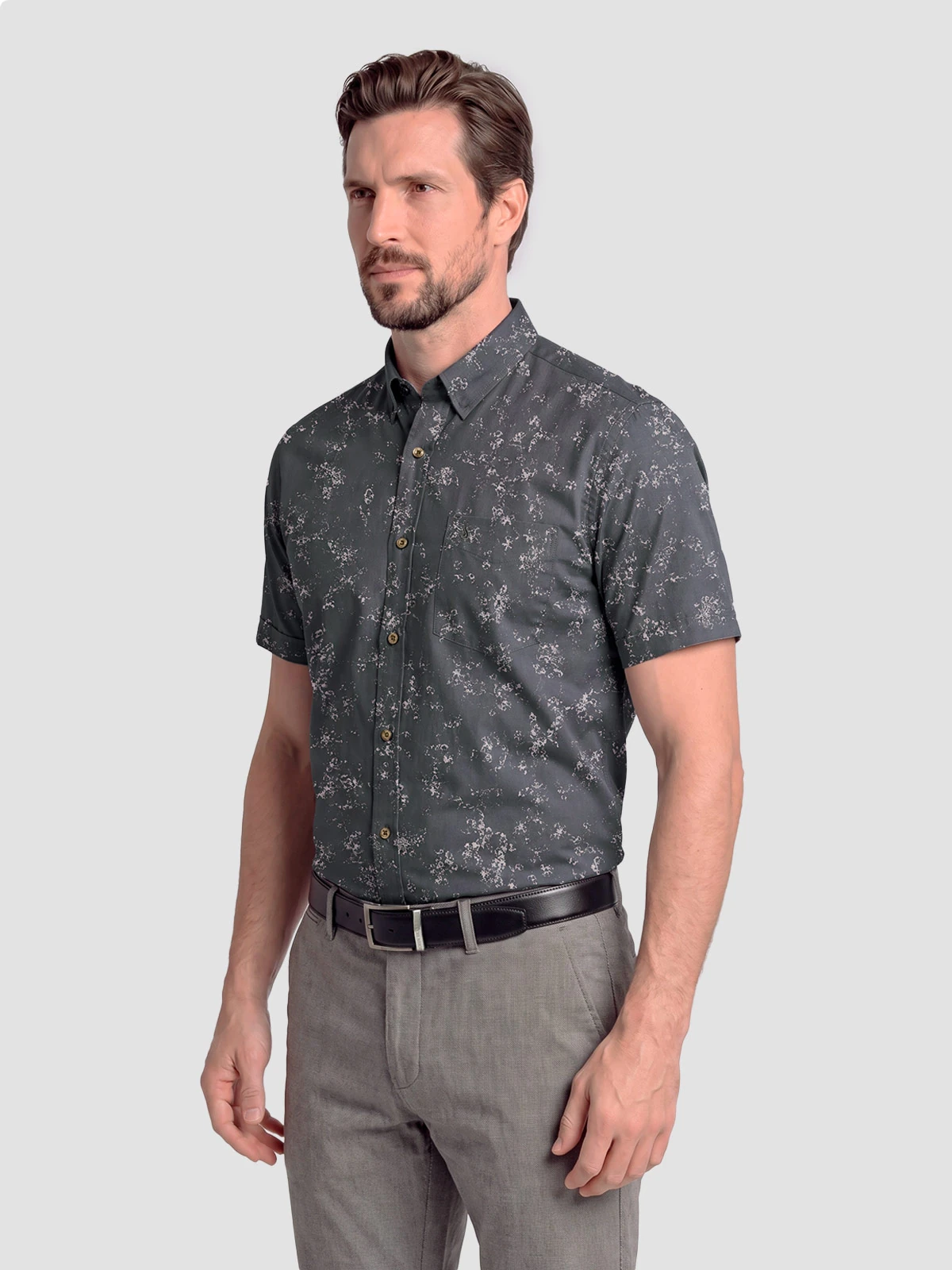 CAMISA MANGA CORTA HOMBRE JOHN HOLDEN ALGODÓN NEAL - 3
