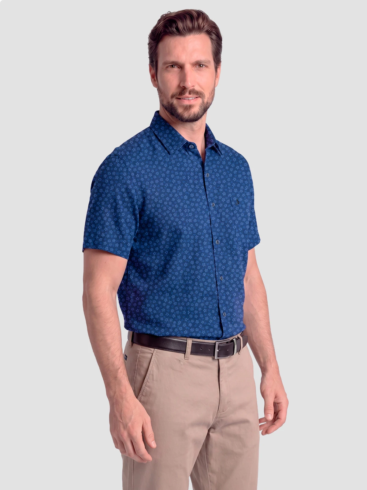 CAMISA MANGA CORTA HOMBRE JOHN HOLDEN ALGODÓN POL - 3