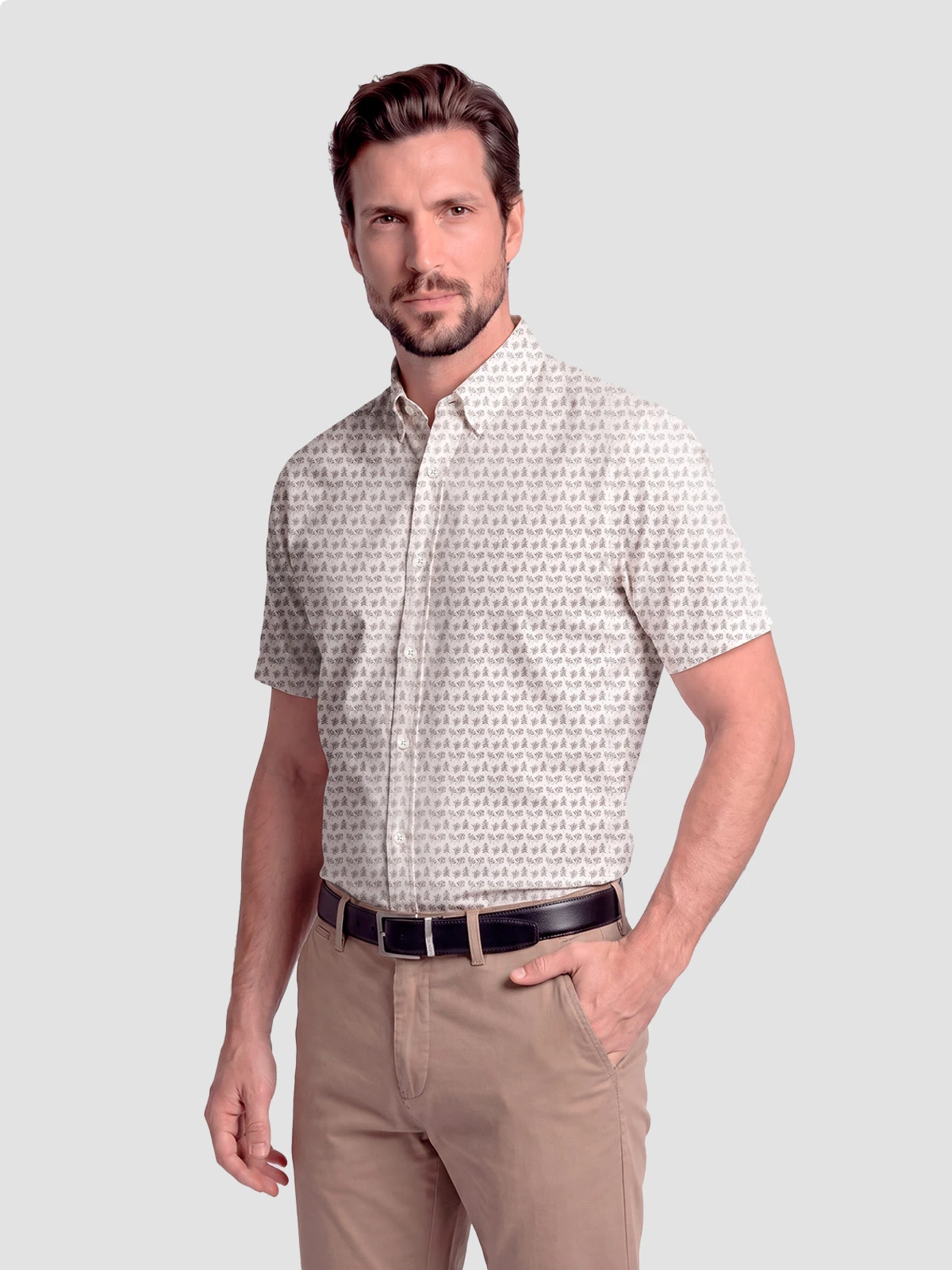 CAMISA MANGA CORTA HOMBRE JOHN HOLDEN ALGODÓN ALEIX - 3