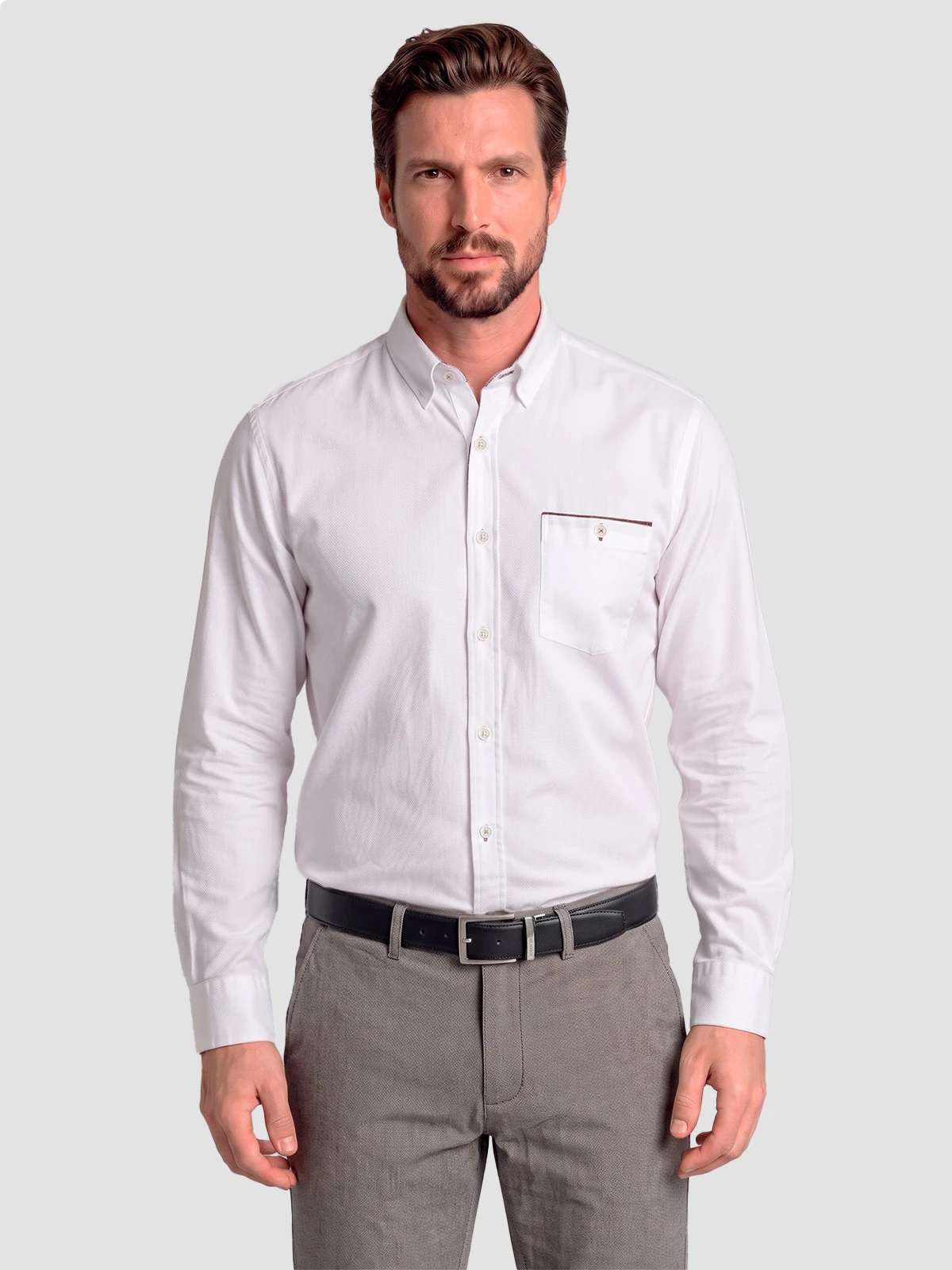CAMISA MANGA LARGA HOMBRE JOHN HOLDEN ALGODÓN LARS - 1
