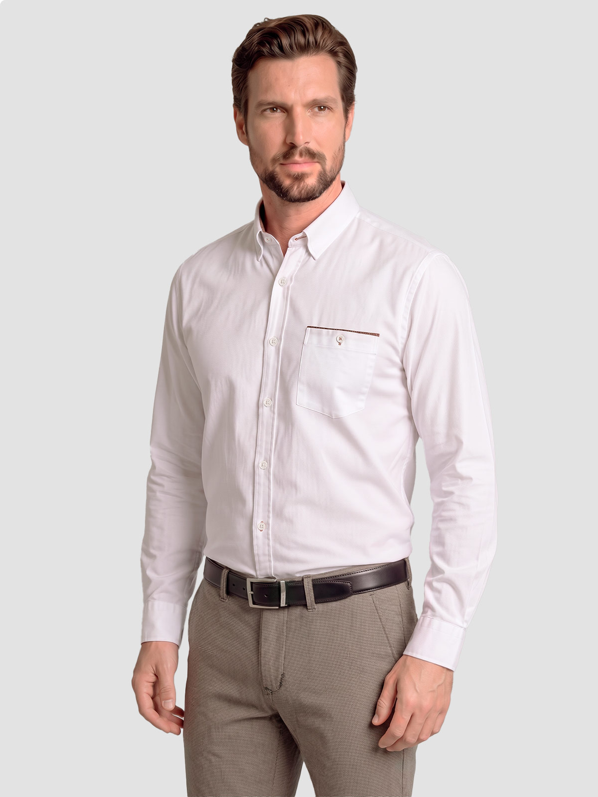 CAMISA MANGA LARGA HOMBRE JOHN HOLDEN ALGODÓN LARS - 3