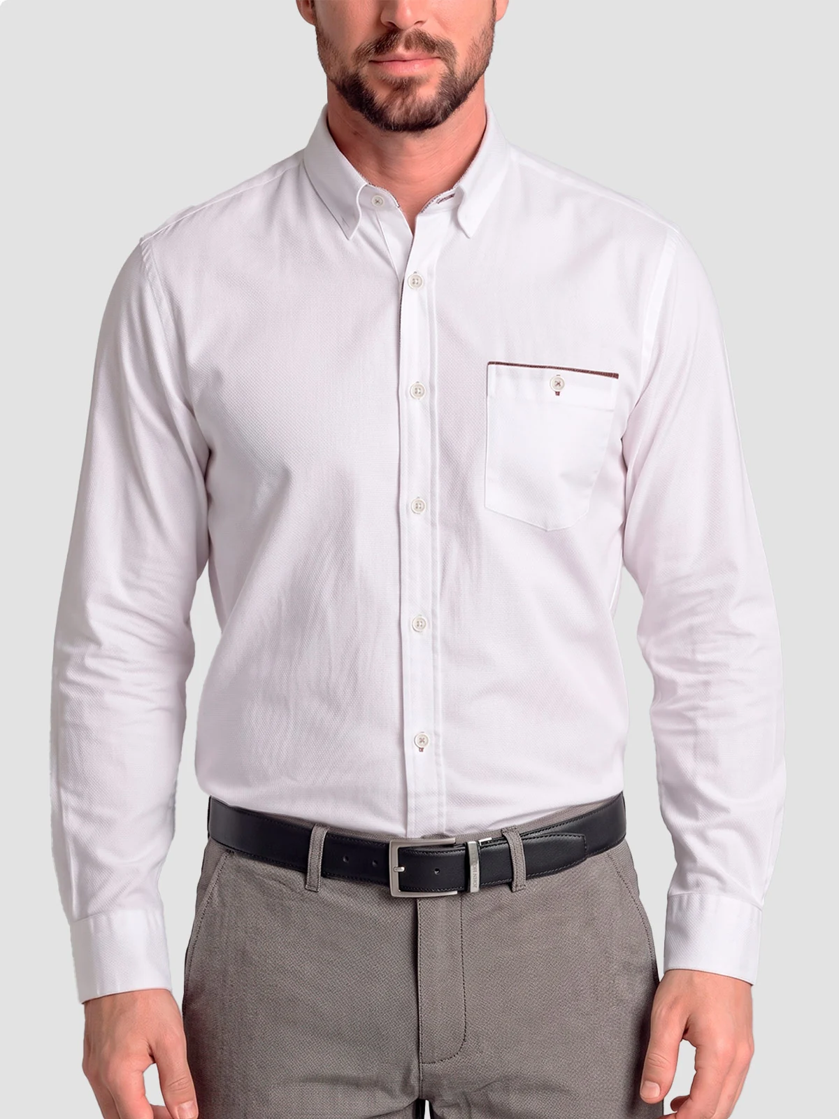 CAMISA MANGA LARGA HOMBRE JOHN HOLDEN ALGODÓN LARS - 4