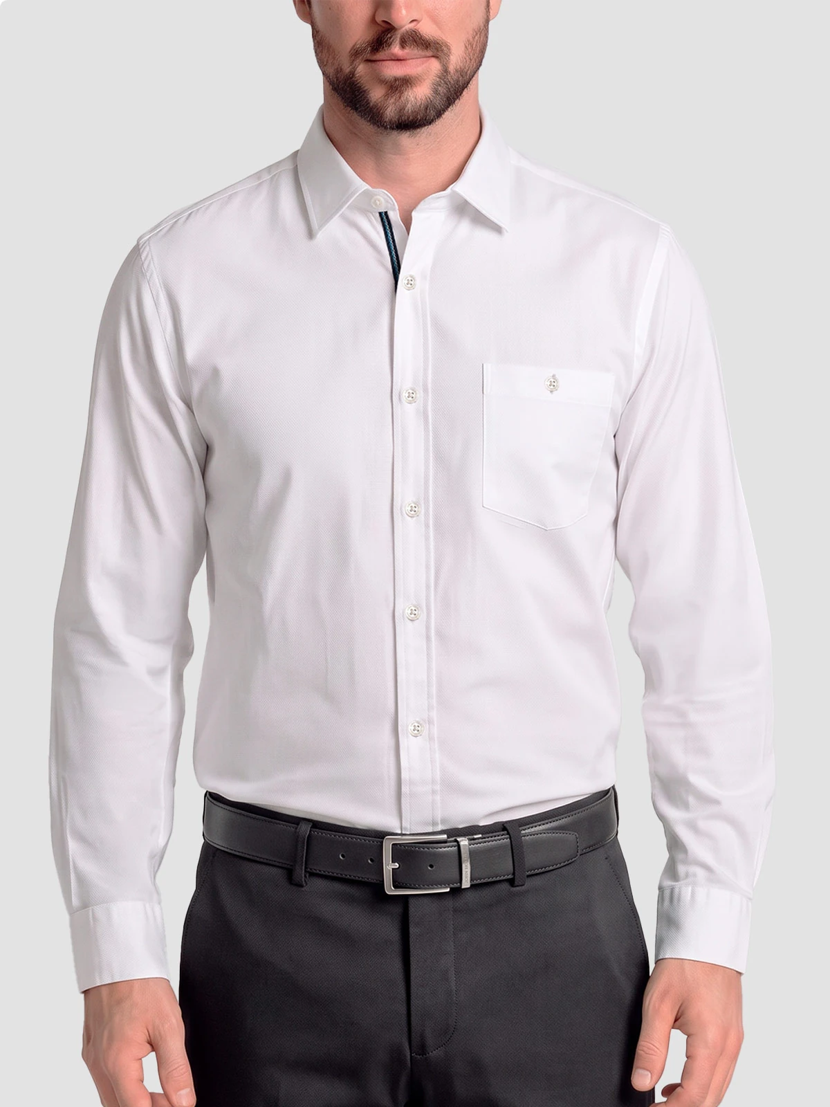 CAMISA MANGA LARGA HOMBRE JOHN HOLDEN ALGODÓN ROYER - 4