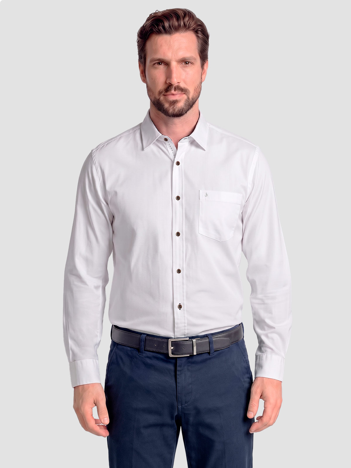 CAMISA MANGA LARGA HOMBRE JOHN HOLDEN ALGODÓN JAMES - 1